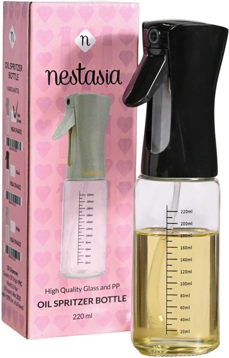Image of Nestasia 220 ml Cooking Oil Dispenser