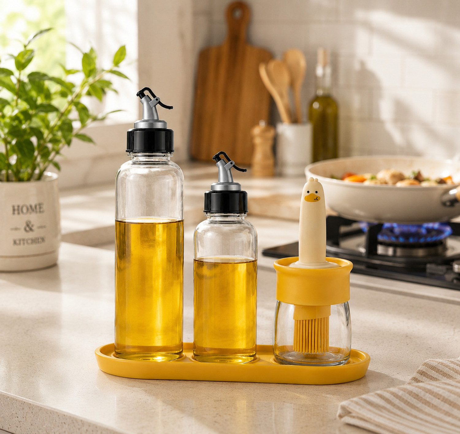 Image of OTIZ 1000 ml Cooking Oil Dispenser Set