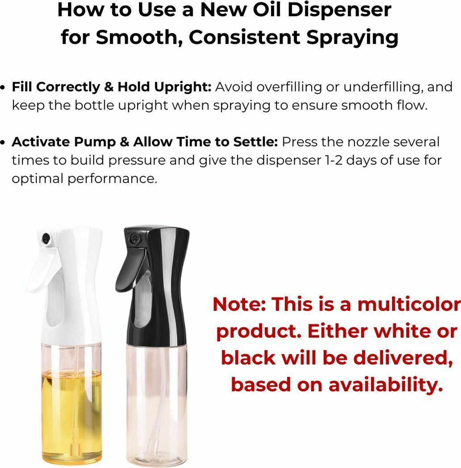 Image of Rimex 200 ml Cooking Oil Sprayer