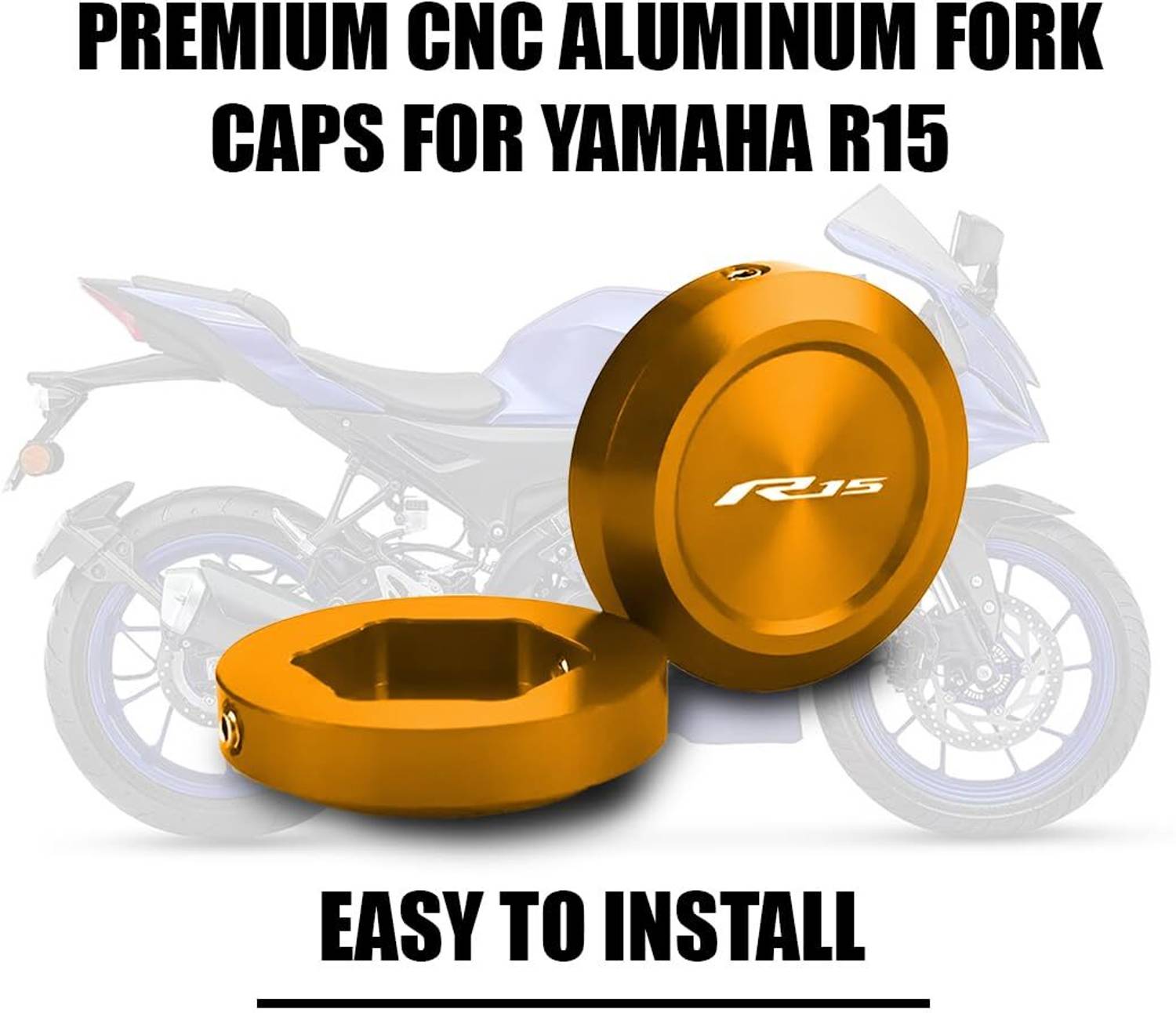 Moto Genius R15 V3 CNC Front Fork Covers - Image 4