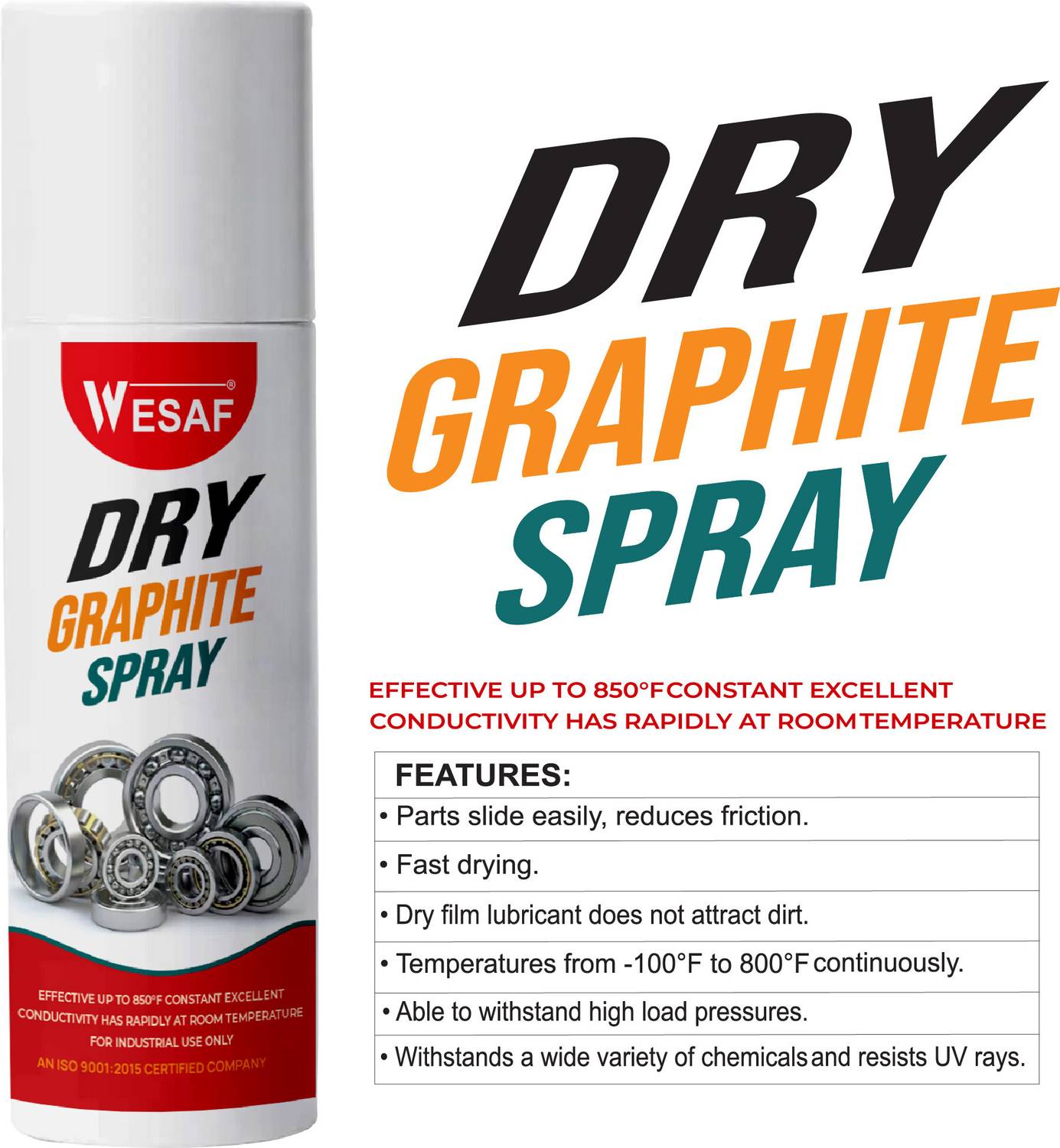 wesaf Dry Graphite Lubricant Spray, Bonded Lubricant for Metal Manual  Sprayer Price in India - Buy wesaf Dry Graphite Lubricant Spray, Bonded  Lubricant for Metal Manual Sprayer online at Flipkart.com