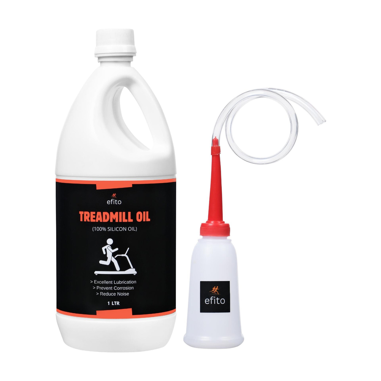 Image of efito Treadmill lubricant oil for belt Pure Silicon Oil dispenser free Manual Dispenser