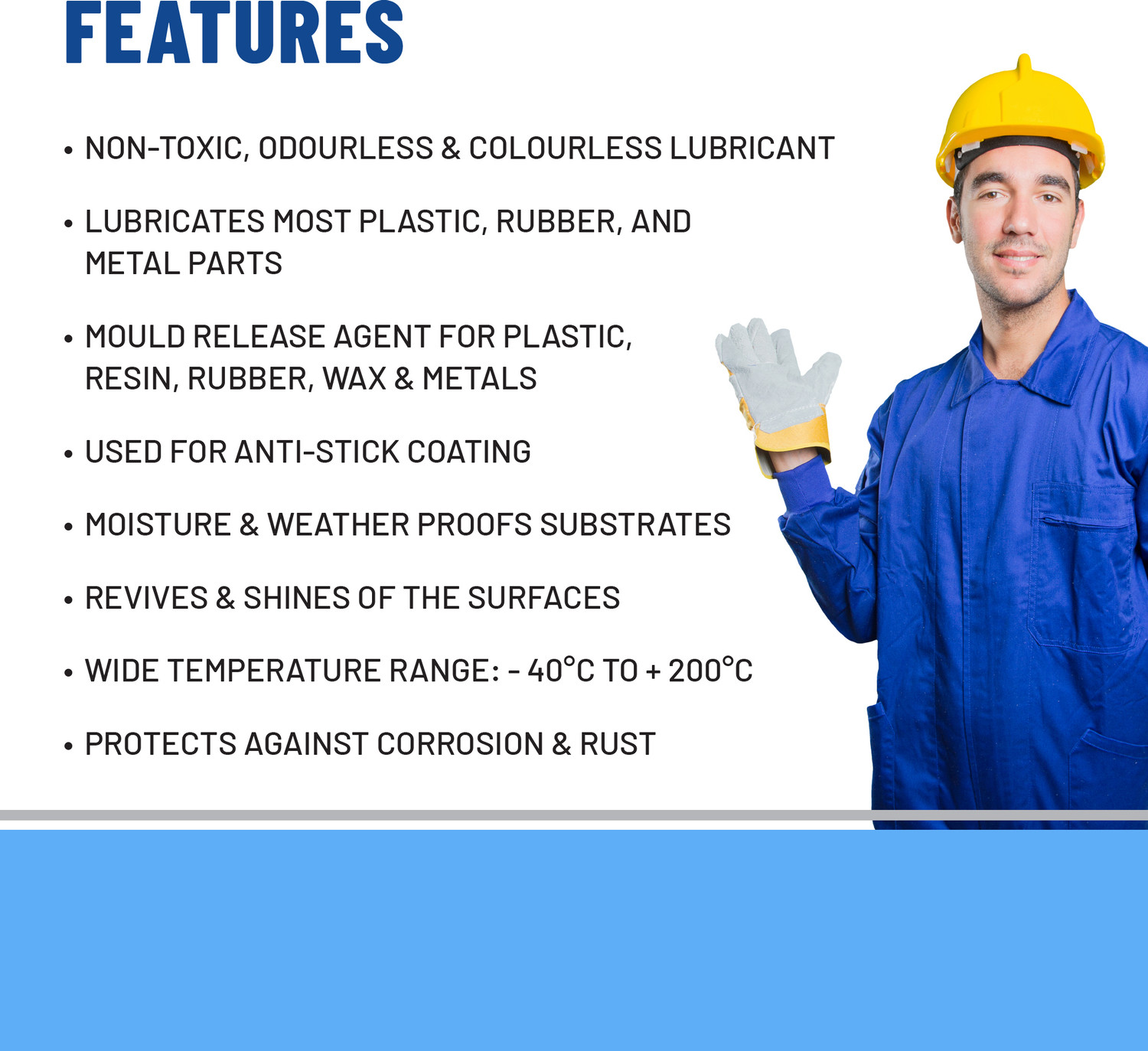 Image of Aipl Grade 90 Silicone Spray - Lubricates, Protects & Restores Shine Manual Sprayer