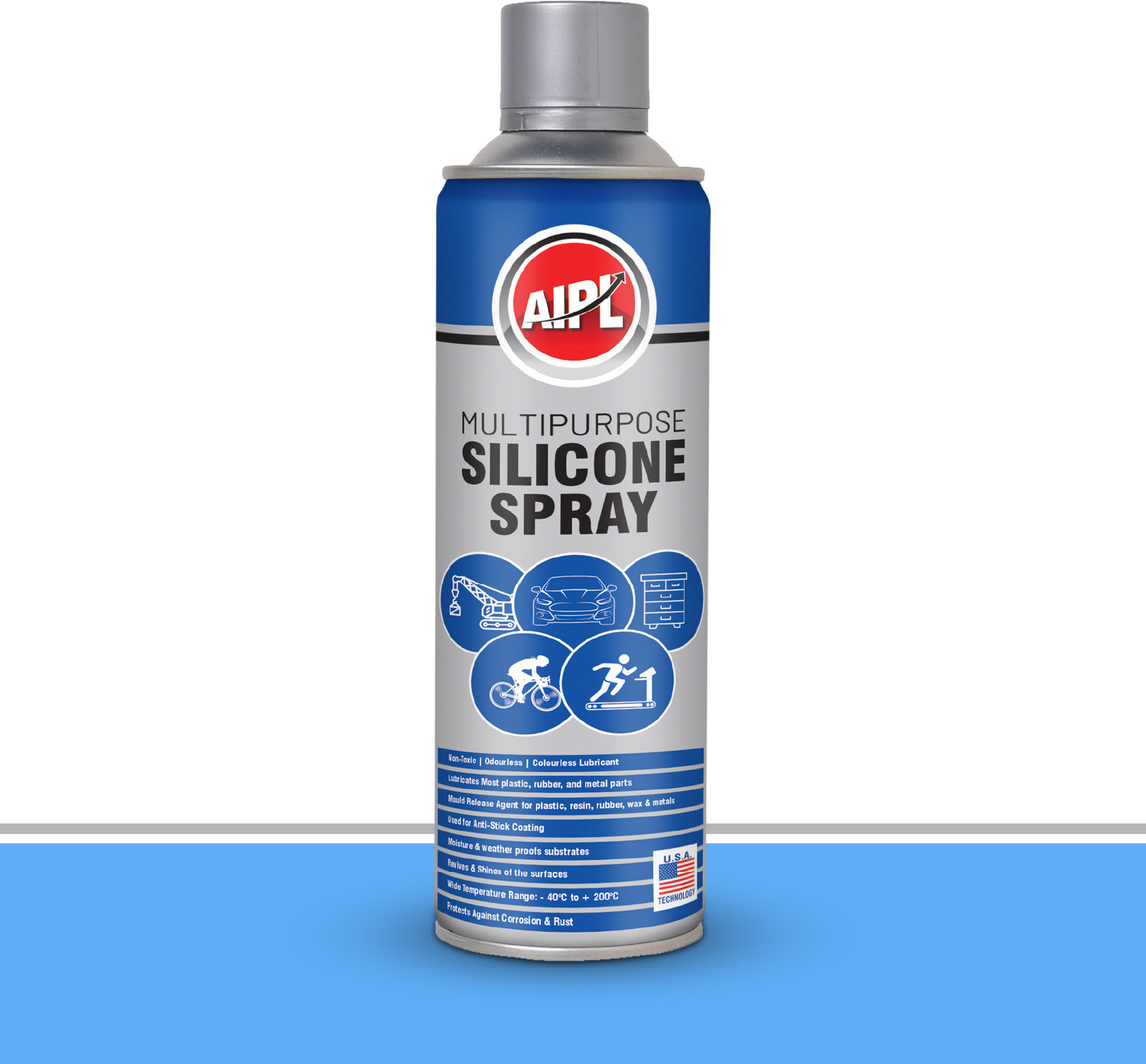 Image of Aipl Grade 90 Silicone Spray - Lubricates, Protects & Restores Shine Manual Sprayer