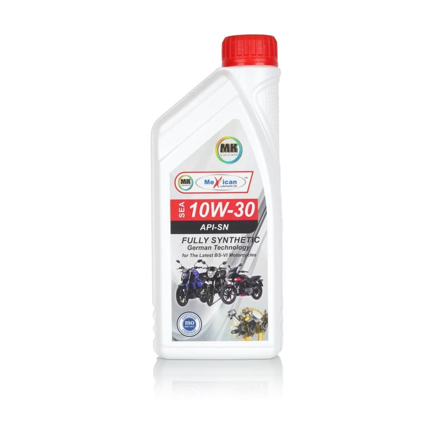 Image of Mexican MEX SAE 10W-30 API-SN FULLY SYNTHETIC ENGINE OIL BS-VI BBD Full-Synthetic Engine Oil (1000 ml)