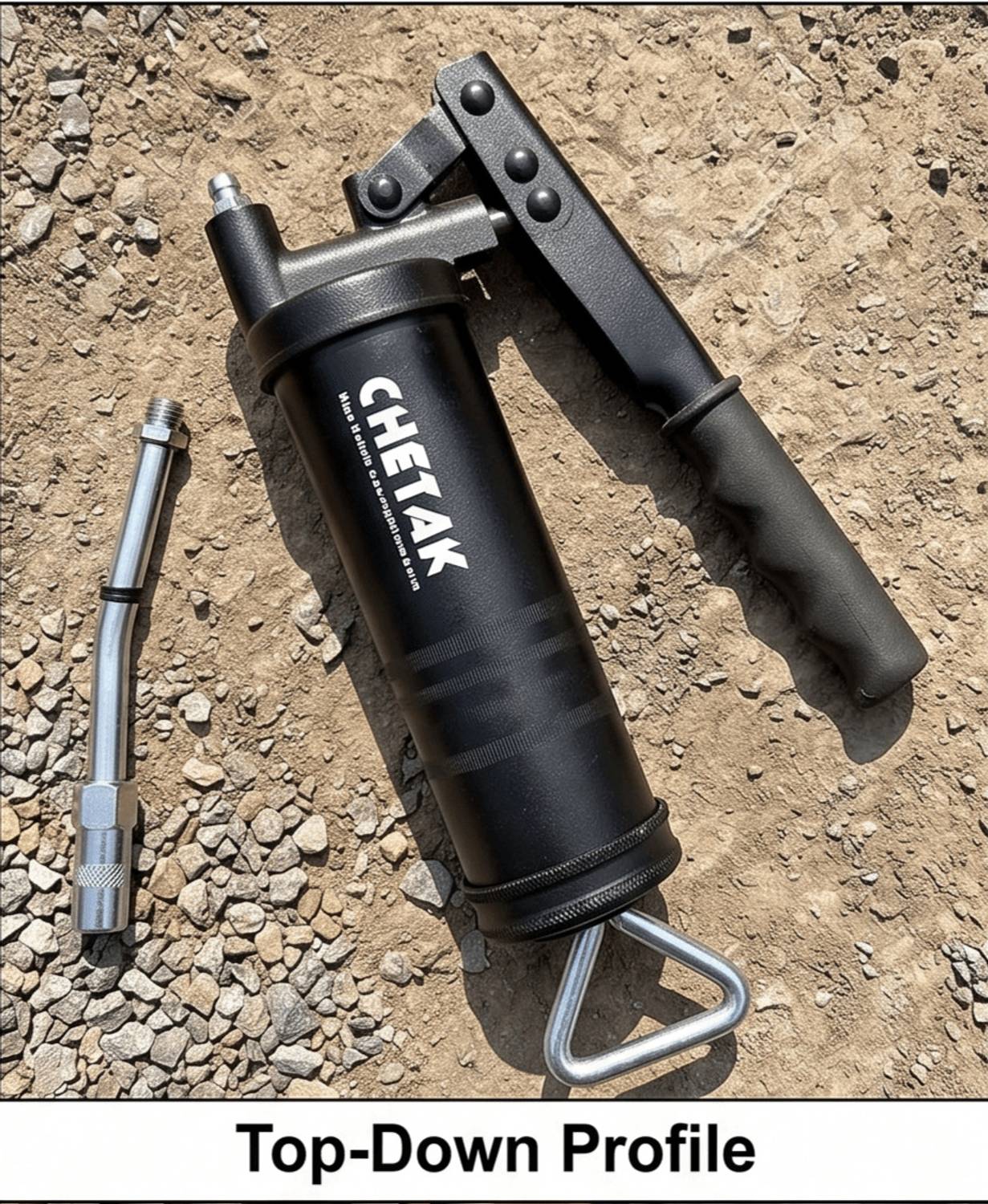 Chetak Lever type Steel grease gun (500 Gms ) complete with