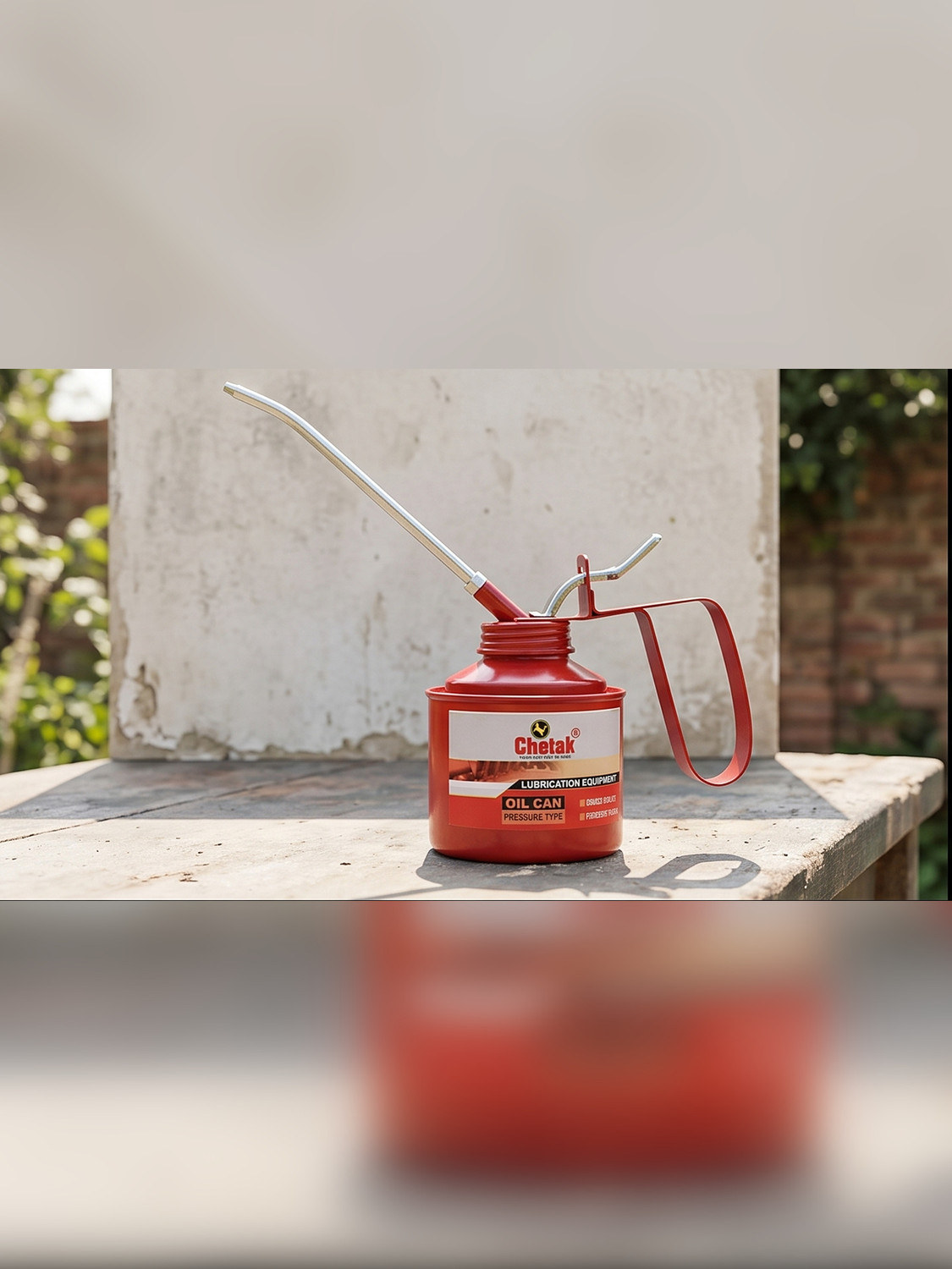 Image of Chetak Red oil can Manual Pump