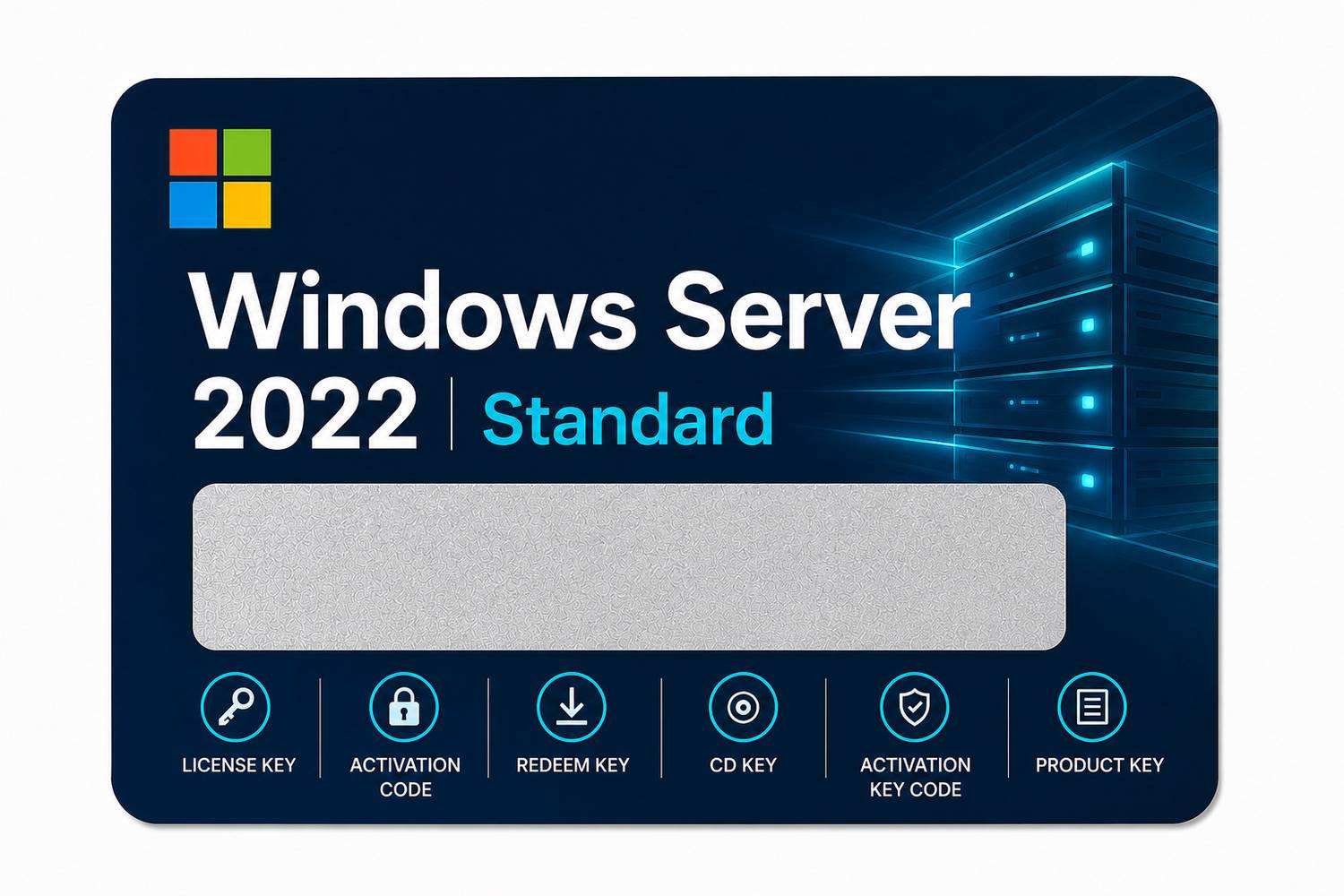 Gamework WS2022STD-ALL03 Standard License Physical delivery Key x32 x64 Operating System License