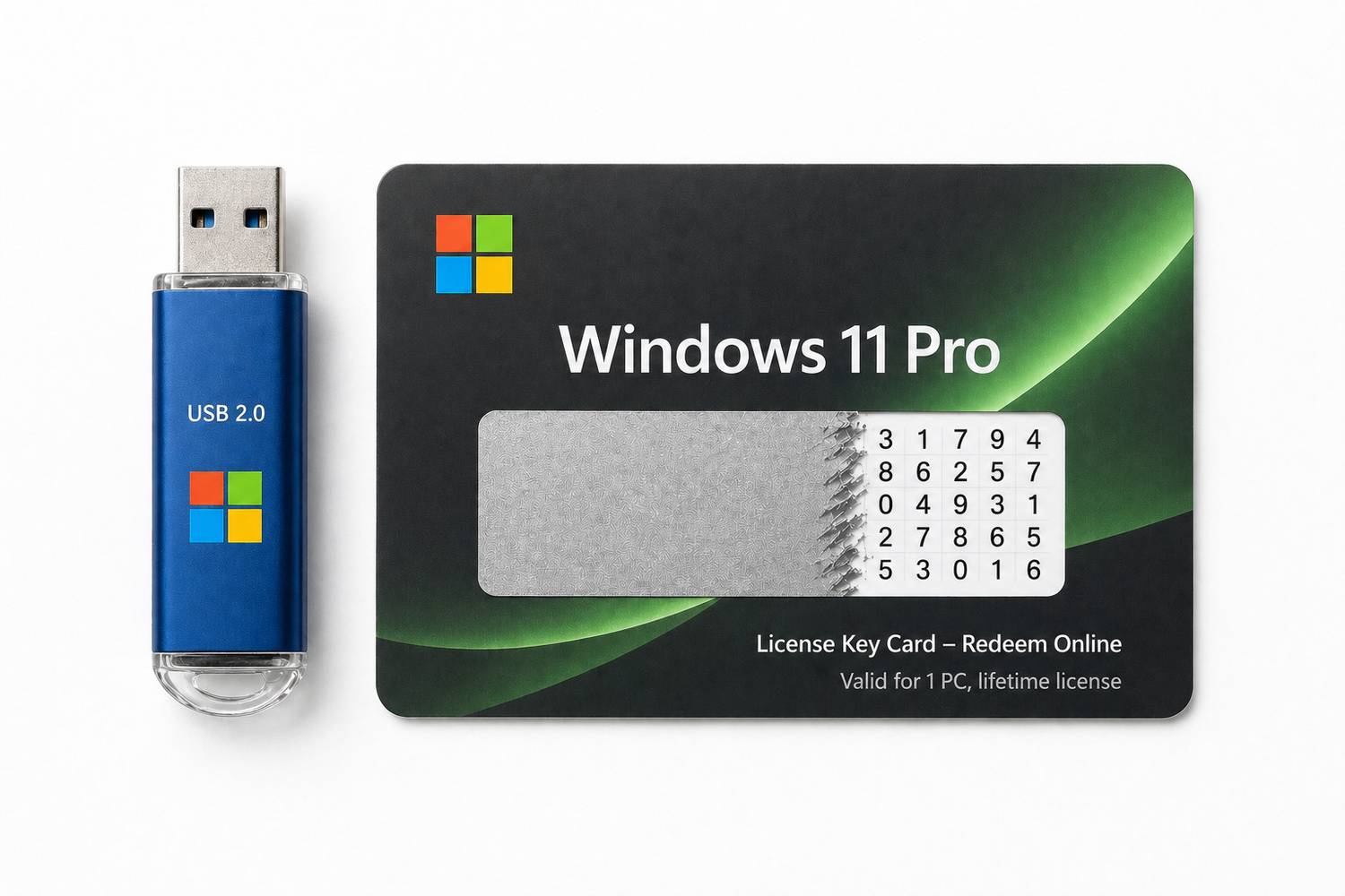 Gamework Windows 11 Pro with Bootable USB Drive – License Key +
