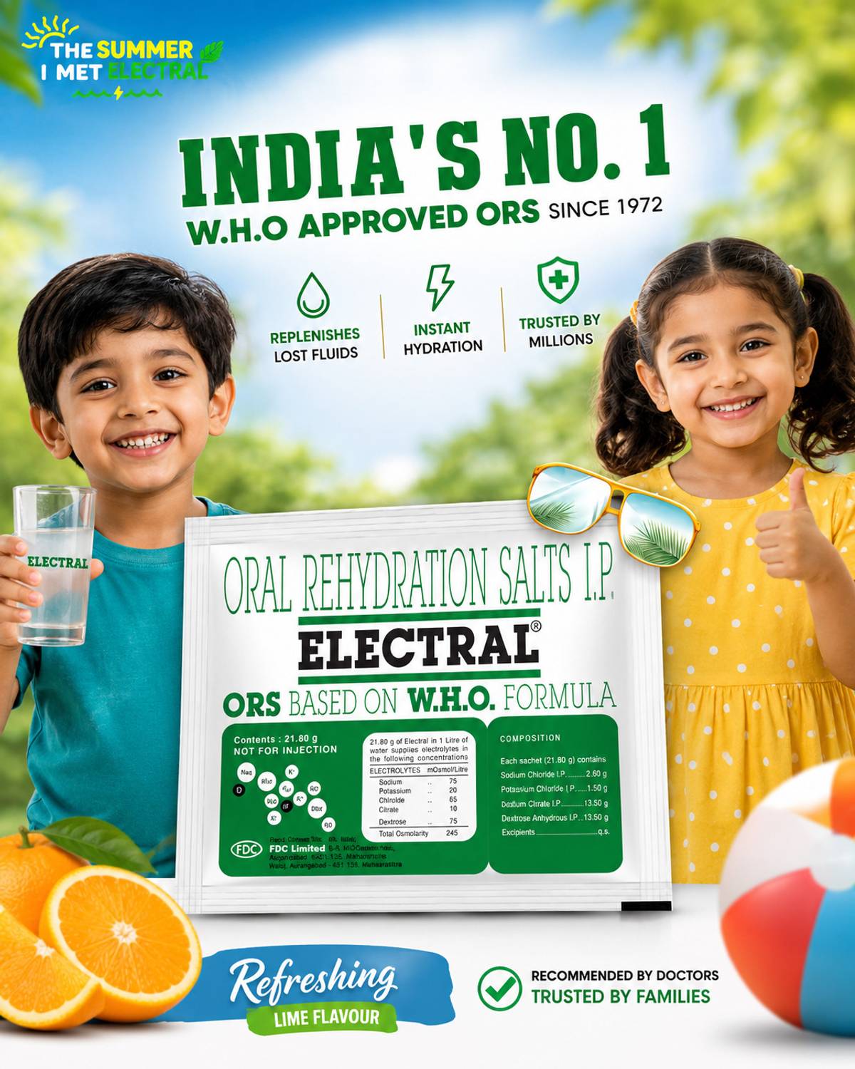 FDC Electral Regular Flavour Pack of 10 - Image 3