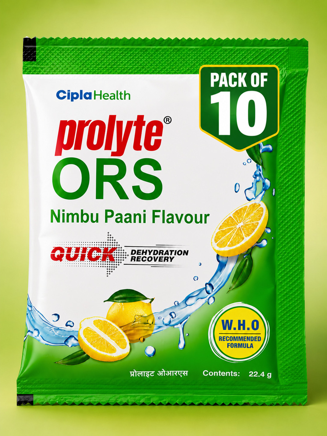 Image of CIPLA HEALTH CIPLA HELTH PROLYTE ORS NIMBU PANI Nimbu Paani, Powder
