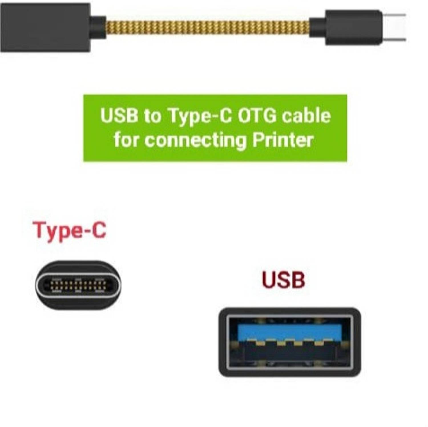 JANGI USB Type C OTG Adapter