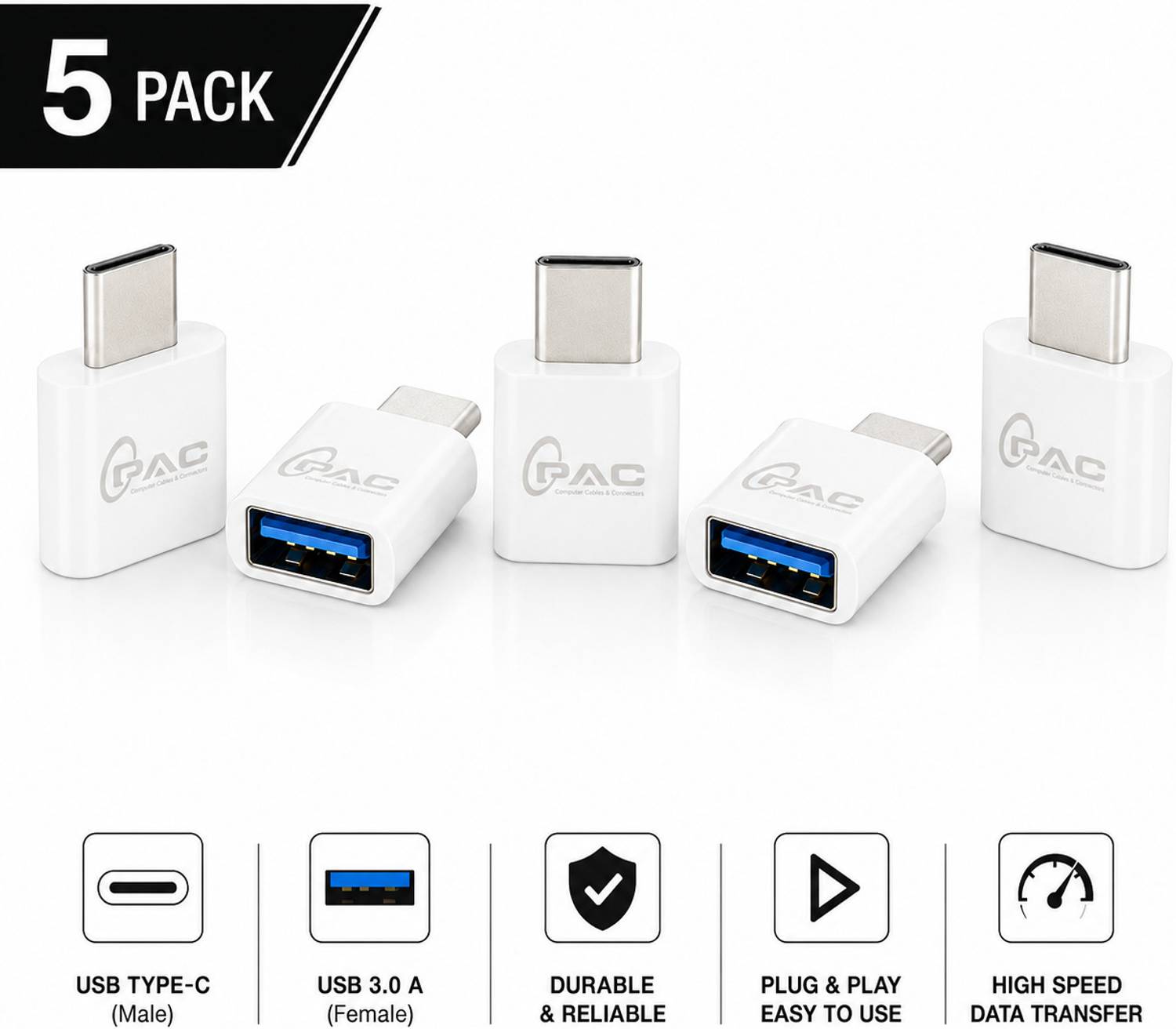 PAC USB Type C, USB OTG Adapter