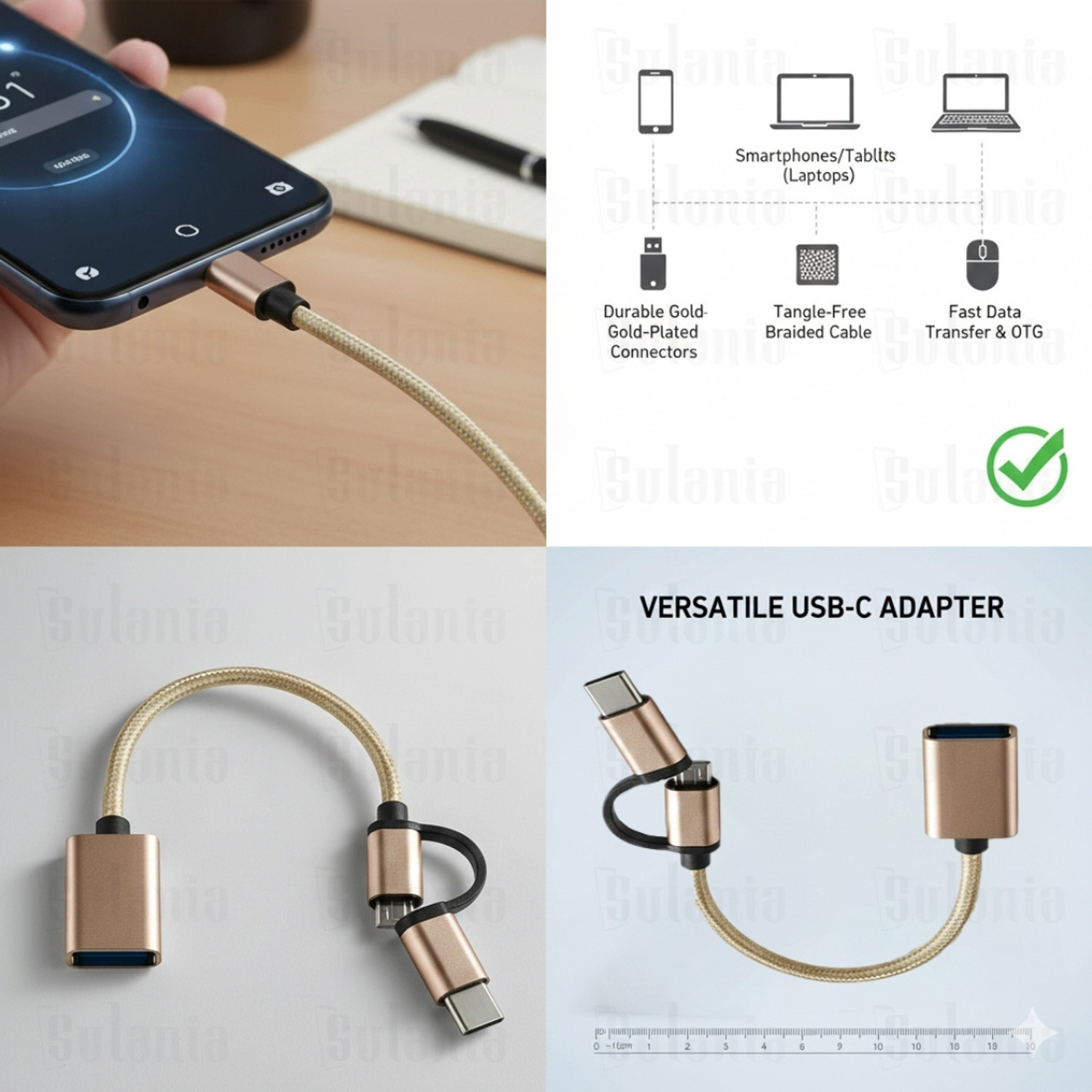 Image of Sulania USB Type C OTG Adapter
