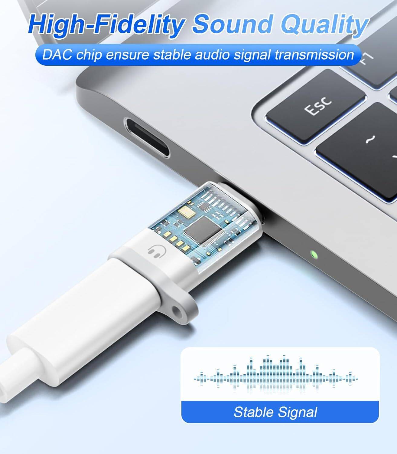 Verilux USB Type C, Lightning OTG Adapter Pack of 1 - Image 5