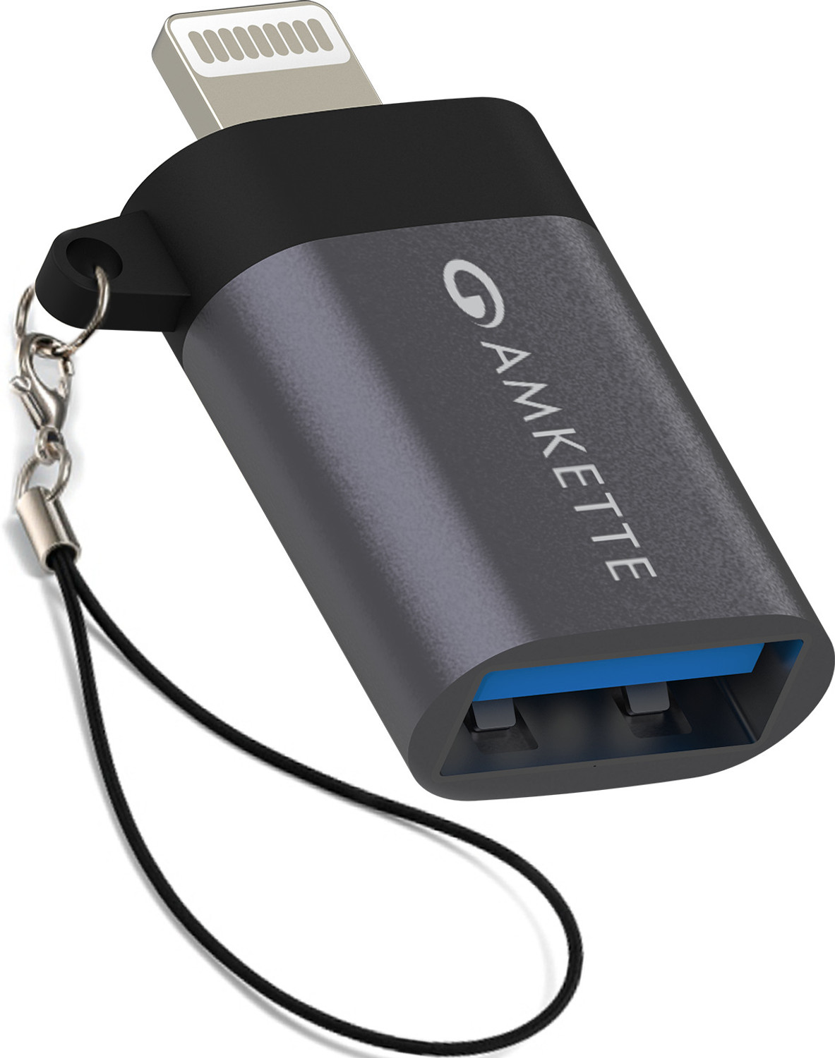 Image of AMKETTE USB, Lightning OTG Adapter
