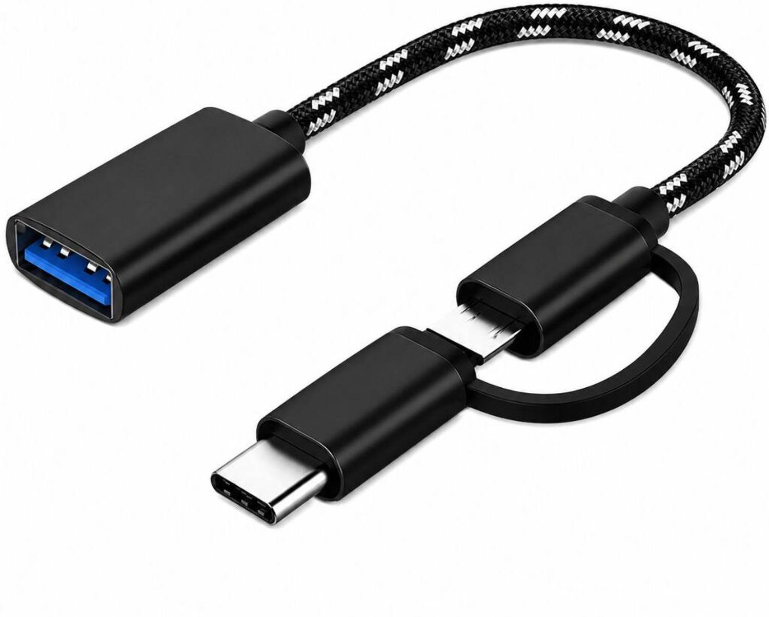 uddo Micro USB, USB, USB Type C OTG Adapter
