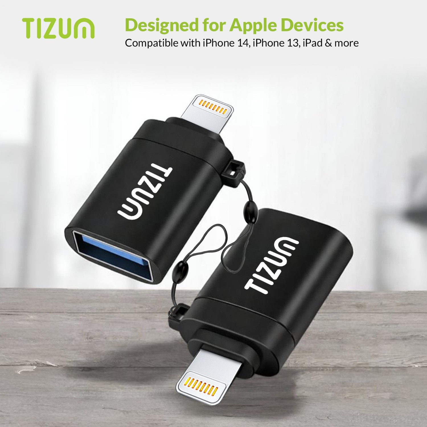 Image of Tizum Lightning OTG Adapter (Pack of 1)