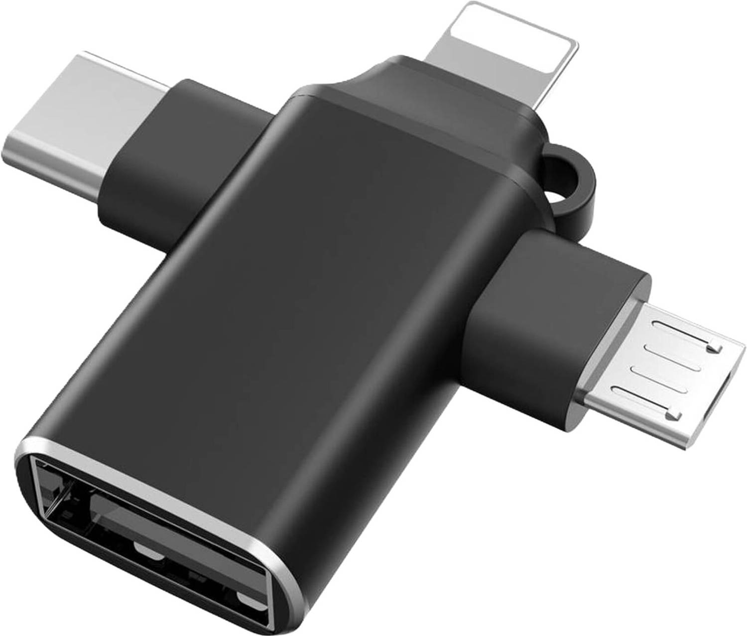 Skymac Lightning, Micro USB, USB Type C OTG Adapter