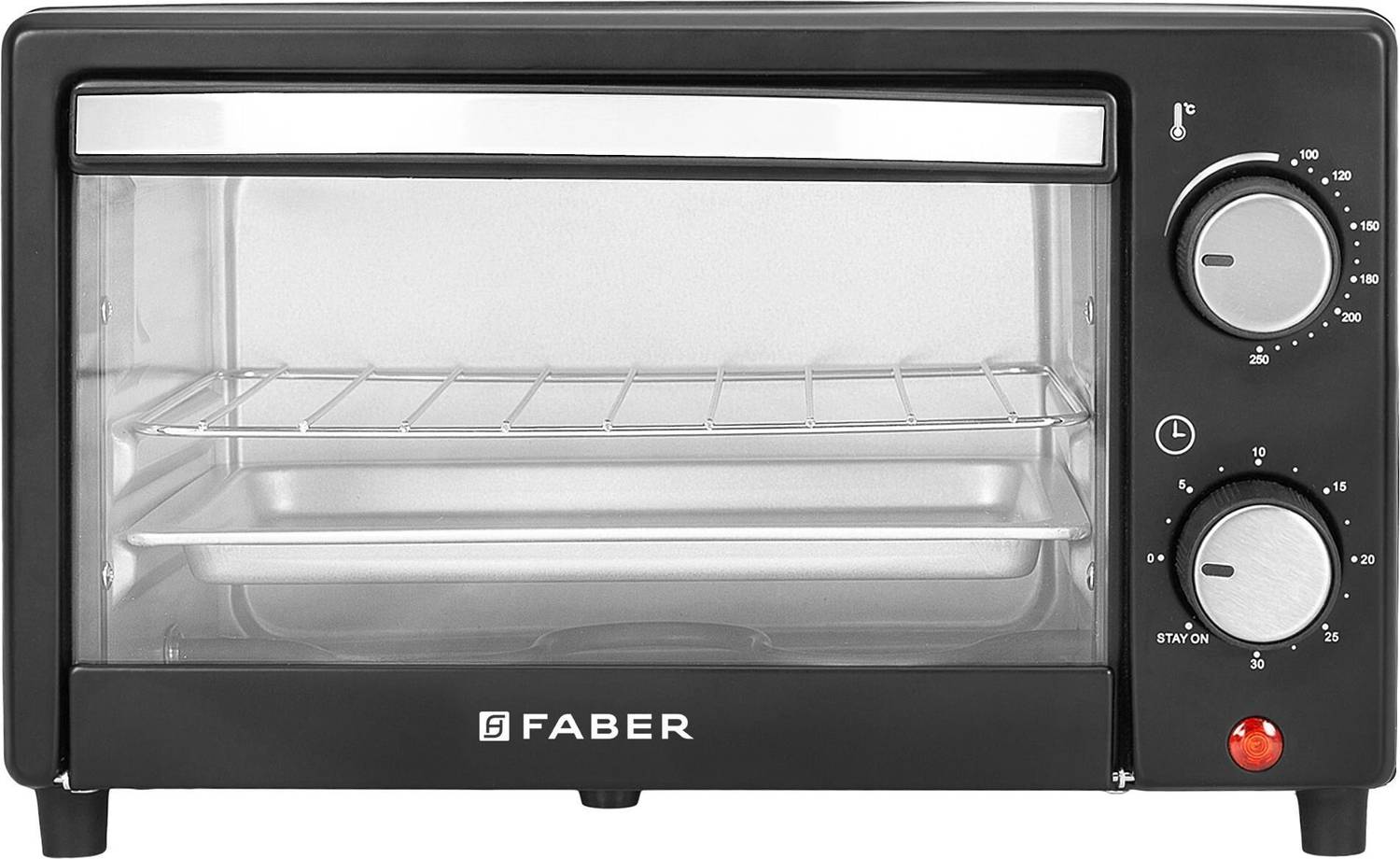 FABER 9-Litre Oven Toaster Grill OTG FOTG 9L NEO BK, Black Rs. 999 - Flipkart