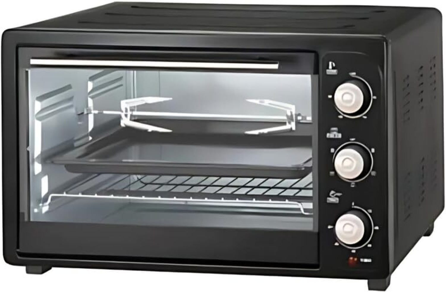 Image of Rhobos 18-Litre Oven Toaster Grill OTG 699AID96 Oven Toaster Griller | 18L Capacity | Quick Meals, Efficient Heating, Black