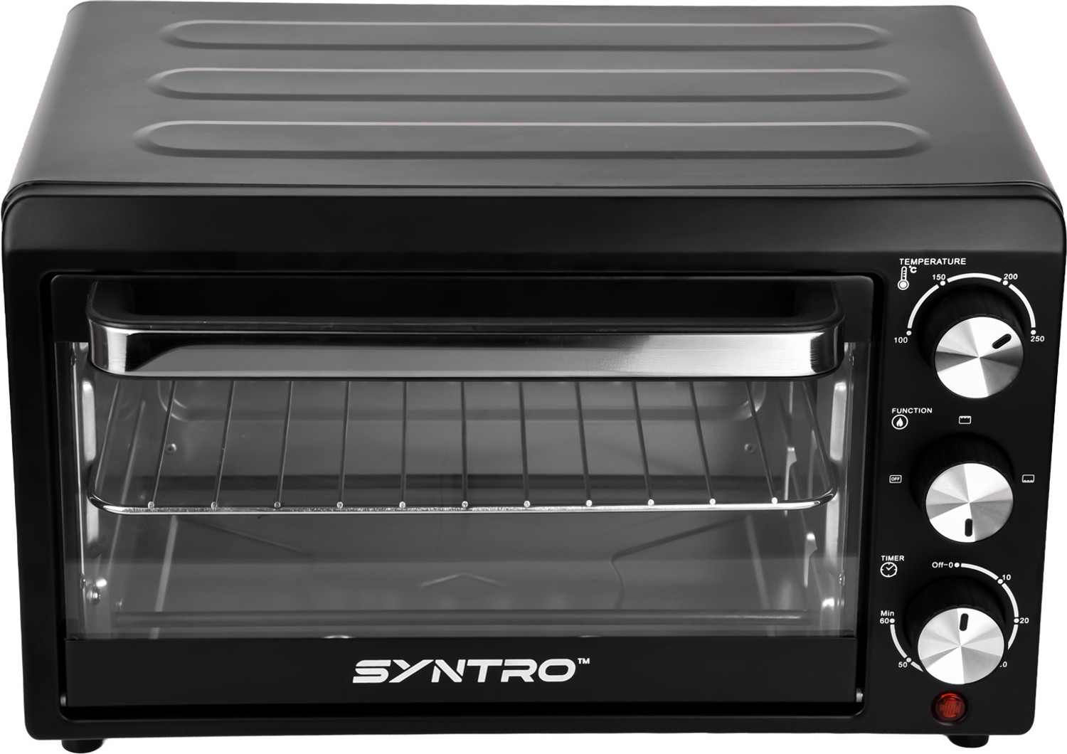 Image of Syntro 17-Litre Oven Toaster Grill OTG HEALTHIFY 17 LTR, Black, Silver