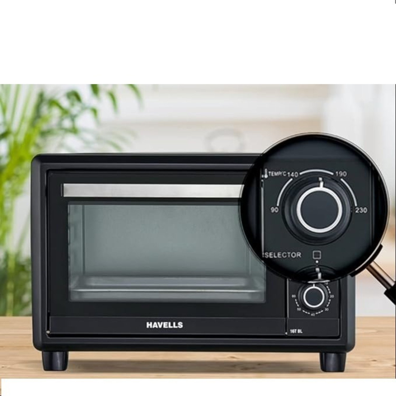 Image of HAVELLS 20-Litre Oven Toaster Grill OTG (GHCOTCVK138), BLACK