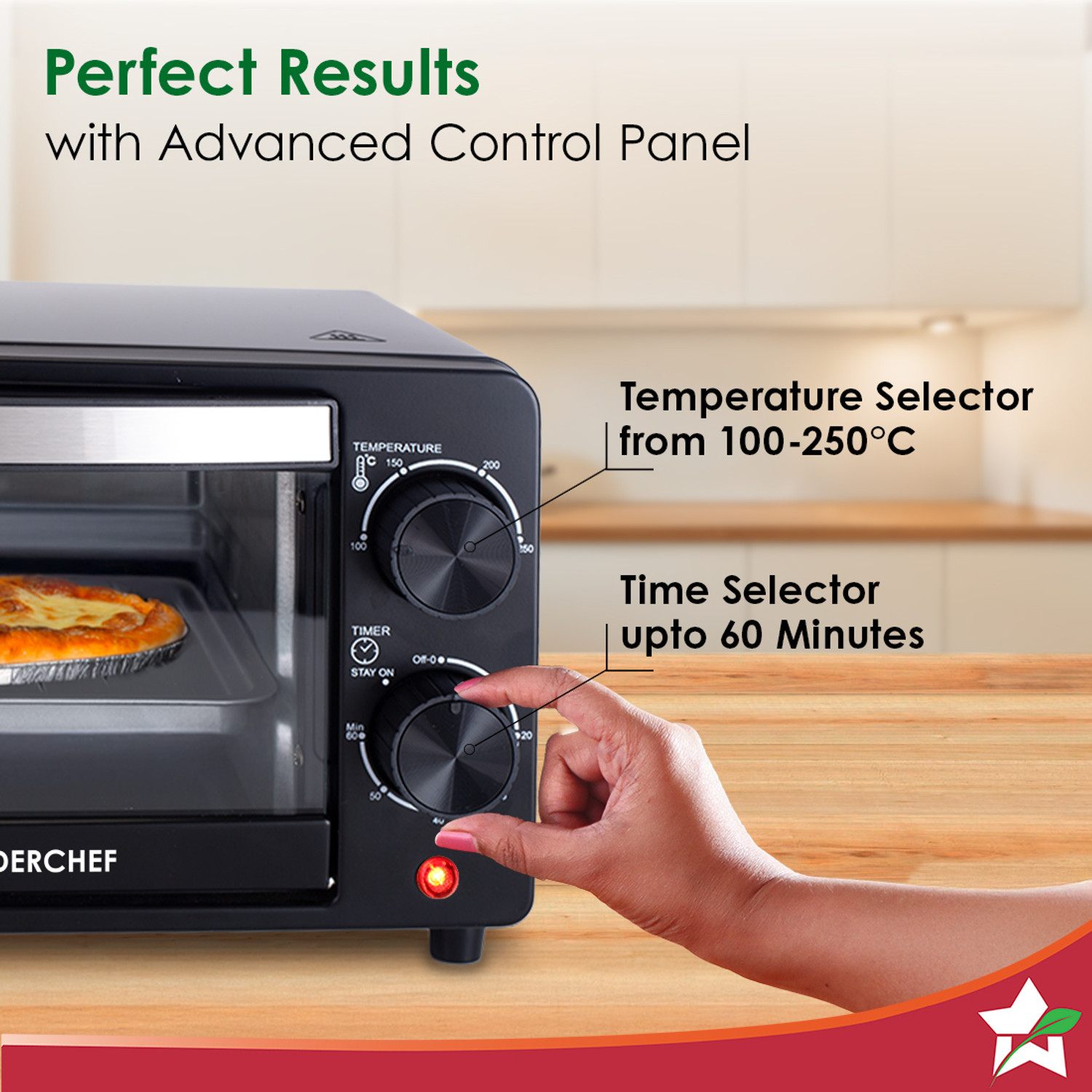 Image of WONDERCHEF 10-Litre Oven Toaster Grill OTG OTG, Black