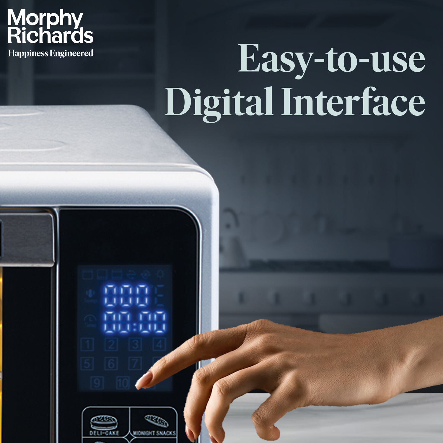 Image of Morphy Richards 48-Litre Oven Toaster Grill OTG 48SS DIGICHEF, Silver
