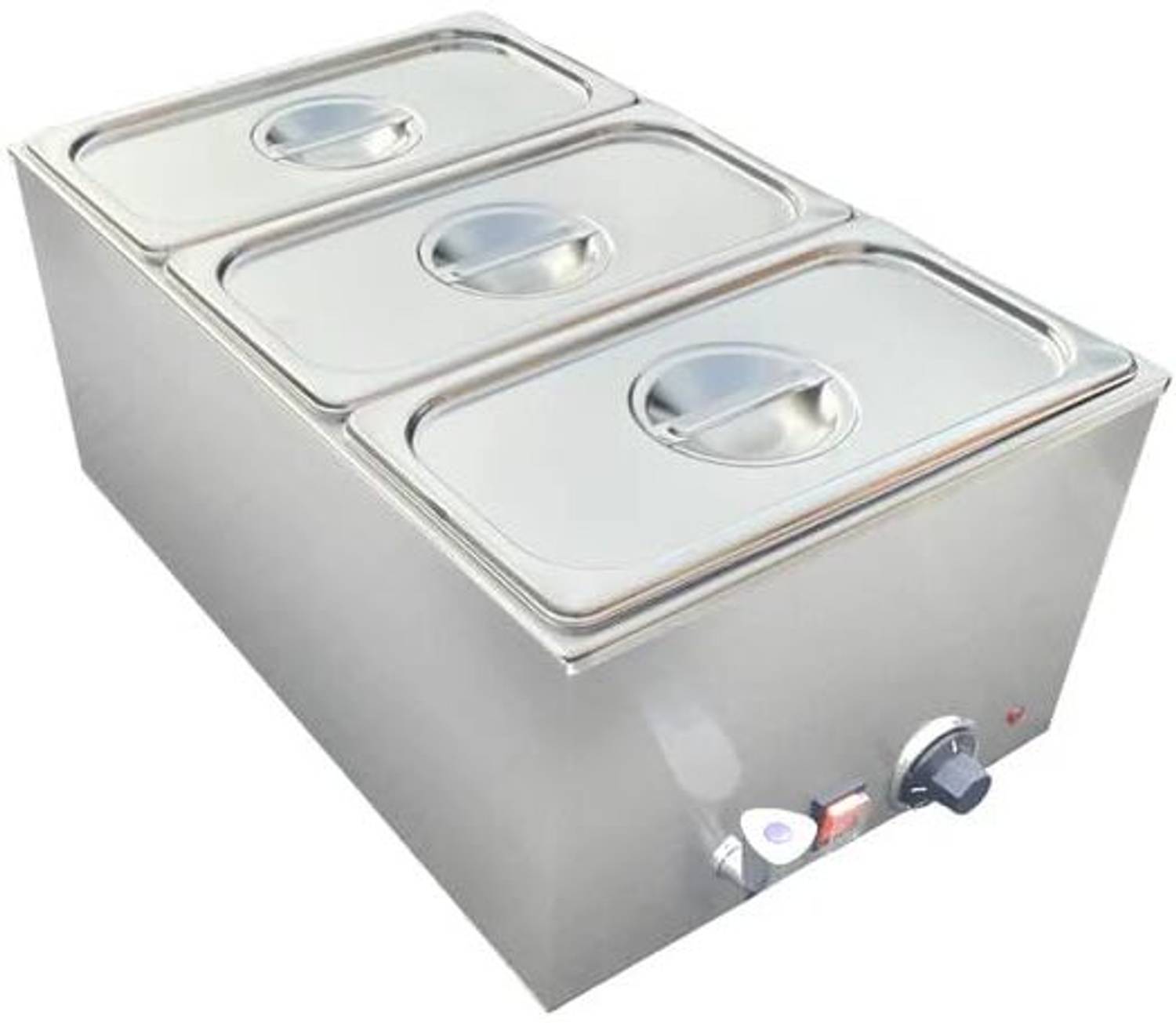 KHUSHI UDYOG 35-Litre Oven Toaster Grill OTG Stainless Steel Table TOP Electric BAIN Marie 3 Container, Blue — Ovens & Microwaves