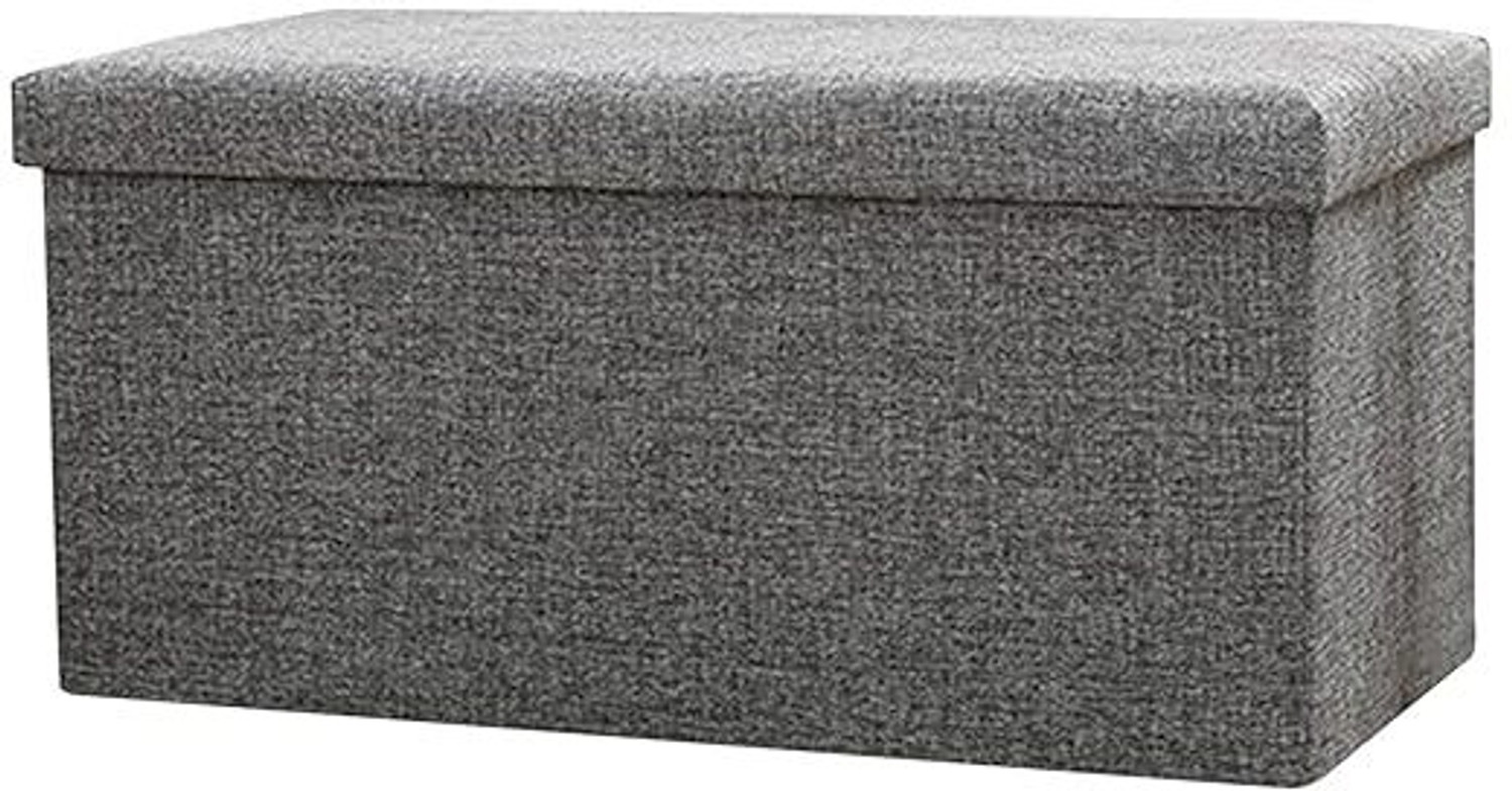 Image of HARIGYAN Fabric Cube Ottoman