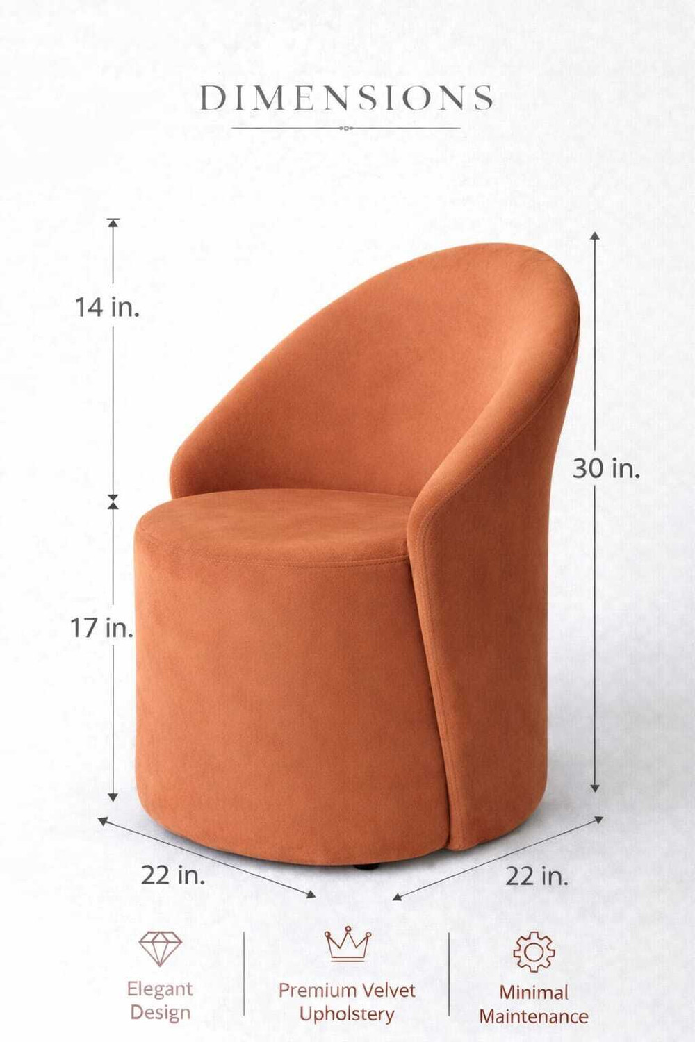 Image of Jaico Solid Wood Standard Ottoman