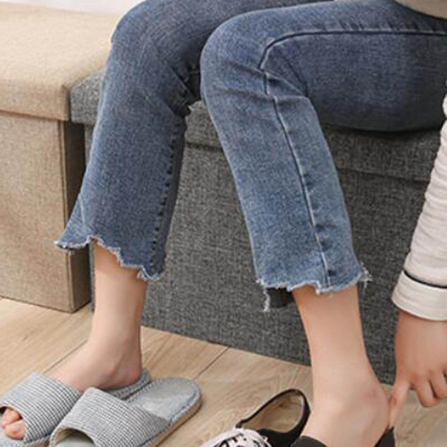 Image of AFS Fabric Cube Ottoman