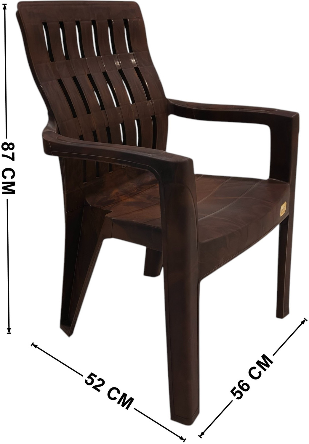 Image of WINSOME FURNITURE Orthopaedic chair with Fully Comfort for Home & Restaurant Plastic Outdoor Chair