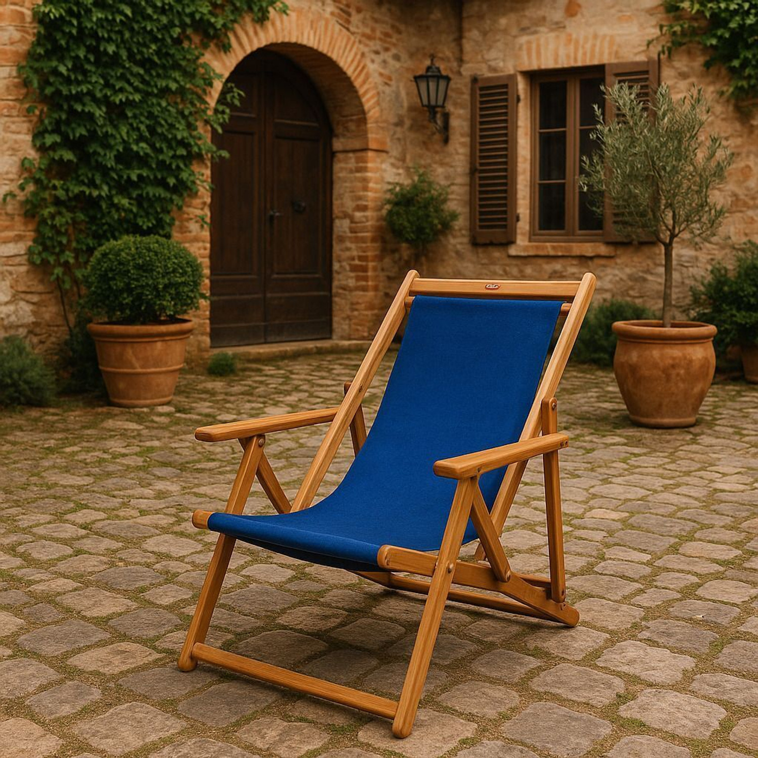 Image of ROYAL BHARAT 218-Sleep &DreamChair Solid Wood Outdoor Chair