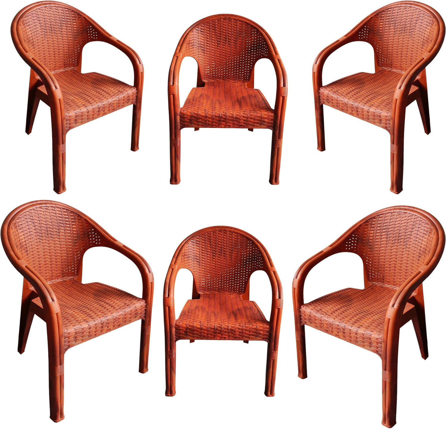 Image of TrendyLivings Sizz Plastic Chair for Home, Garden Plastic Outdoor Chair