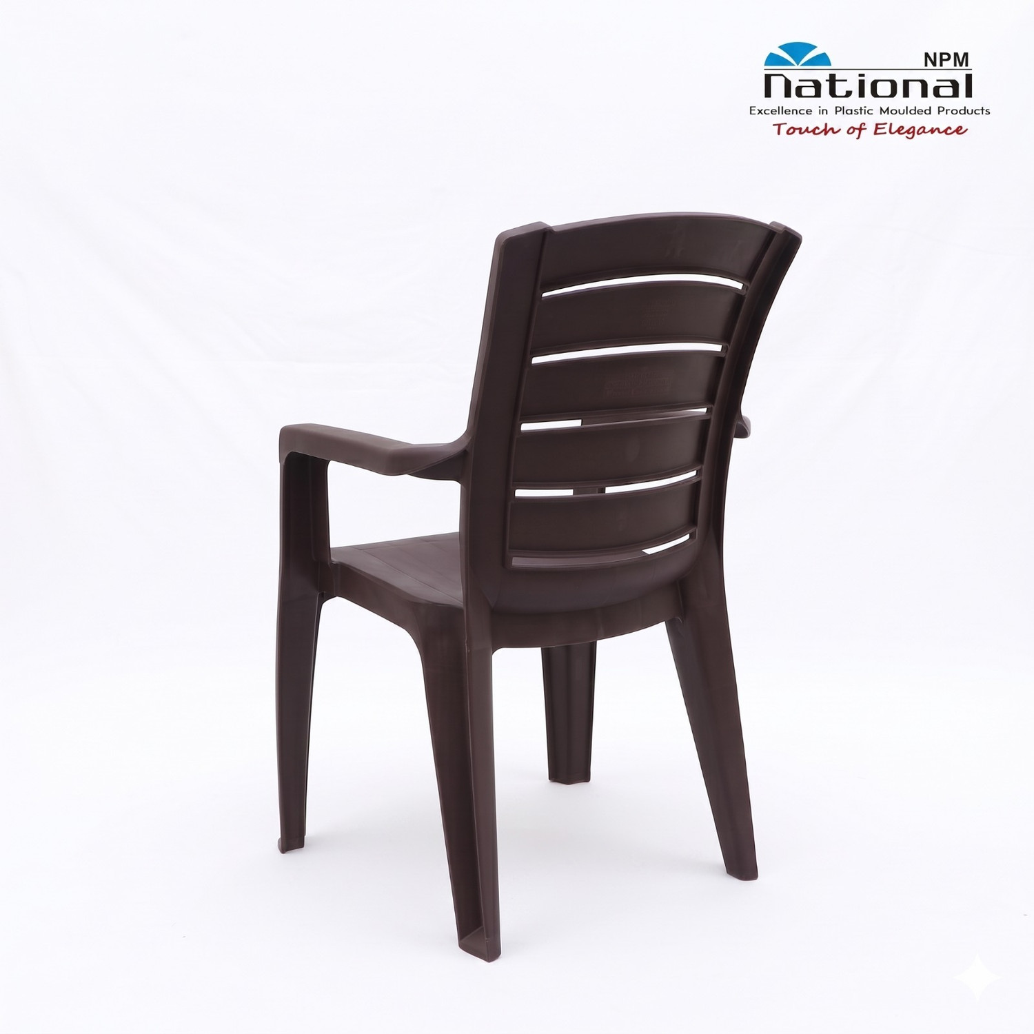Image of NPM NATIONAL CARNIVAL Plastic Outdoor & Indoor Arm Chair for Home, Balcony, Garden & Office Plastic Outdoor Chair