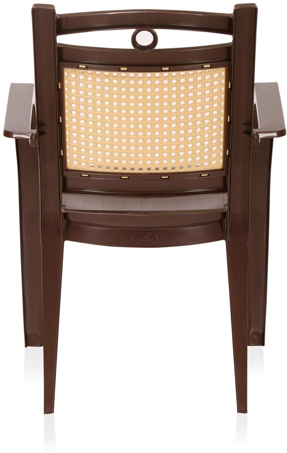 Image of Nilkamal Plastic Chair for Living room with Armrest for home /office /living room Plastic Outdoor Chair