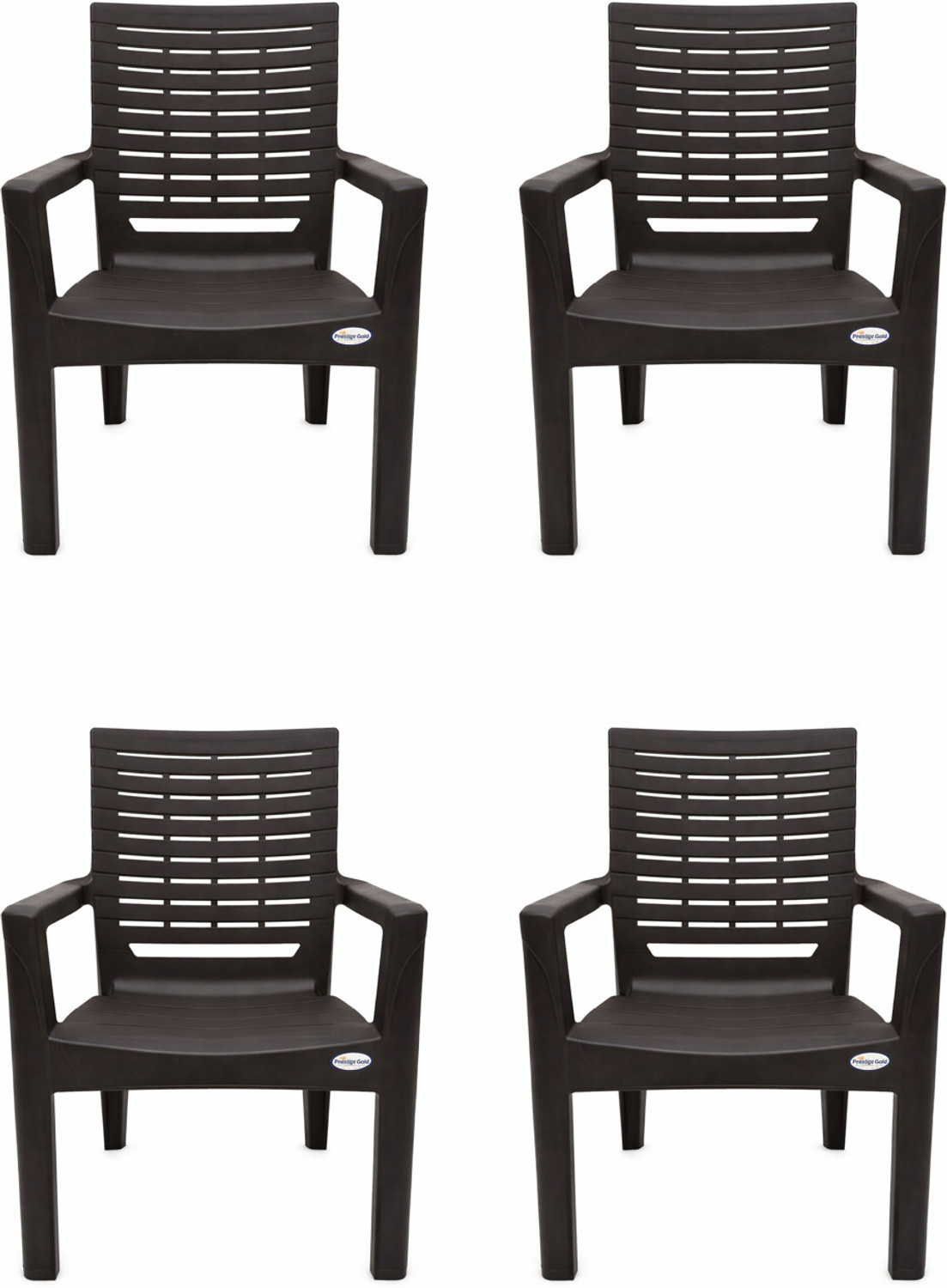Image of ezora Vista gold Plastic Outdoor Chair