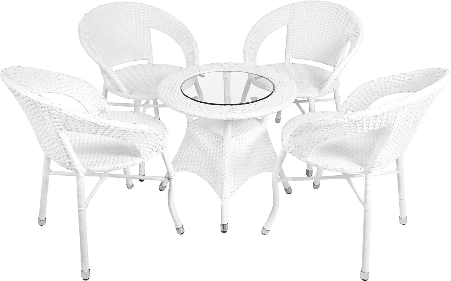 Image of Aadya Craft Synthetic Fiber Table & Chair Set
