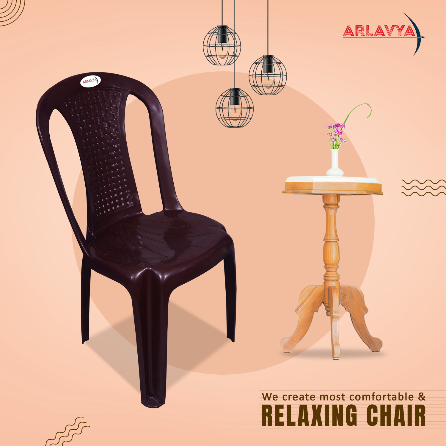 Image of ARLAVYA Plastic Outdoor Chair