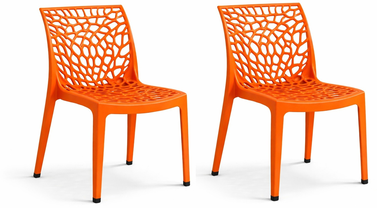 Image of SRI GAYATHRI POLYMERS Premium Web Design Plastic Chair|Stylish Modern Armless Chair for multipurpose Plastic Outdoor Chair