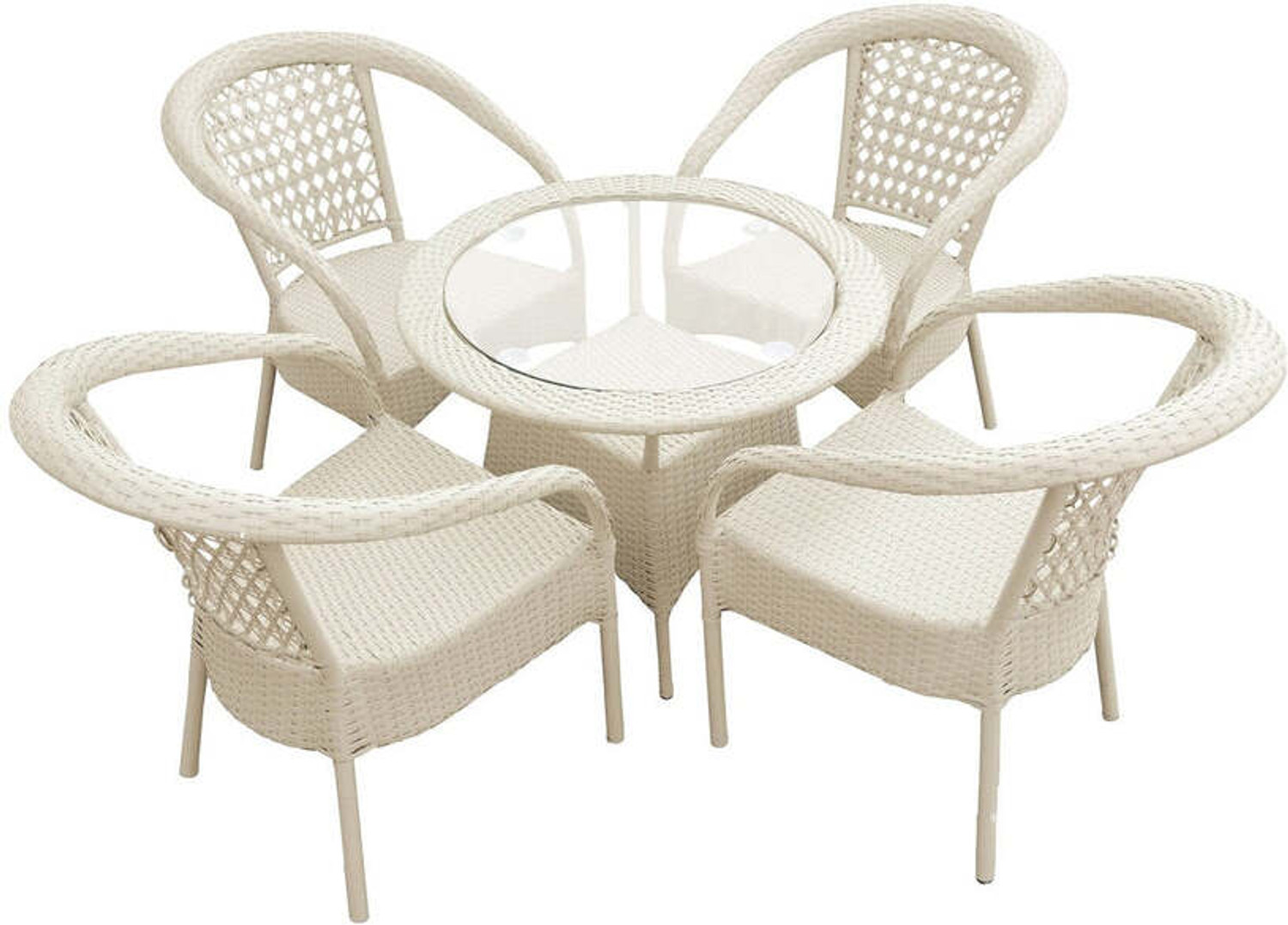 Image of tpf Glass Table & Chair Set