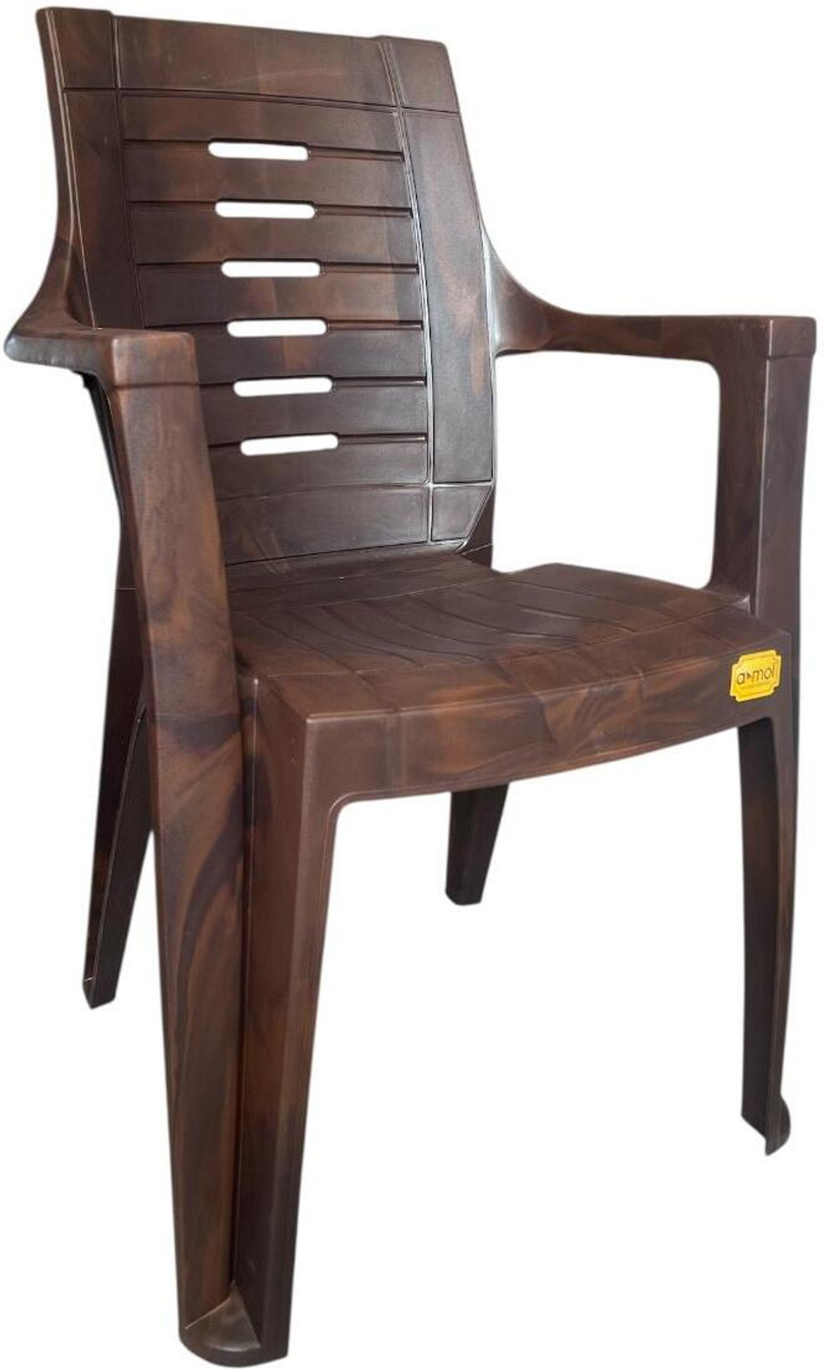 Image of Anmol FEROZ 8002 SET OF 1 BROWN FULLY COMFORT Plastic Outdoor Chair