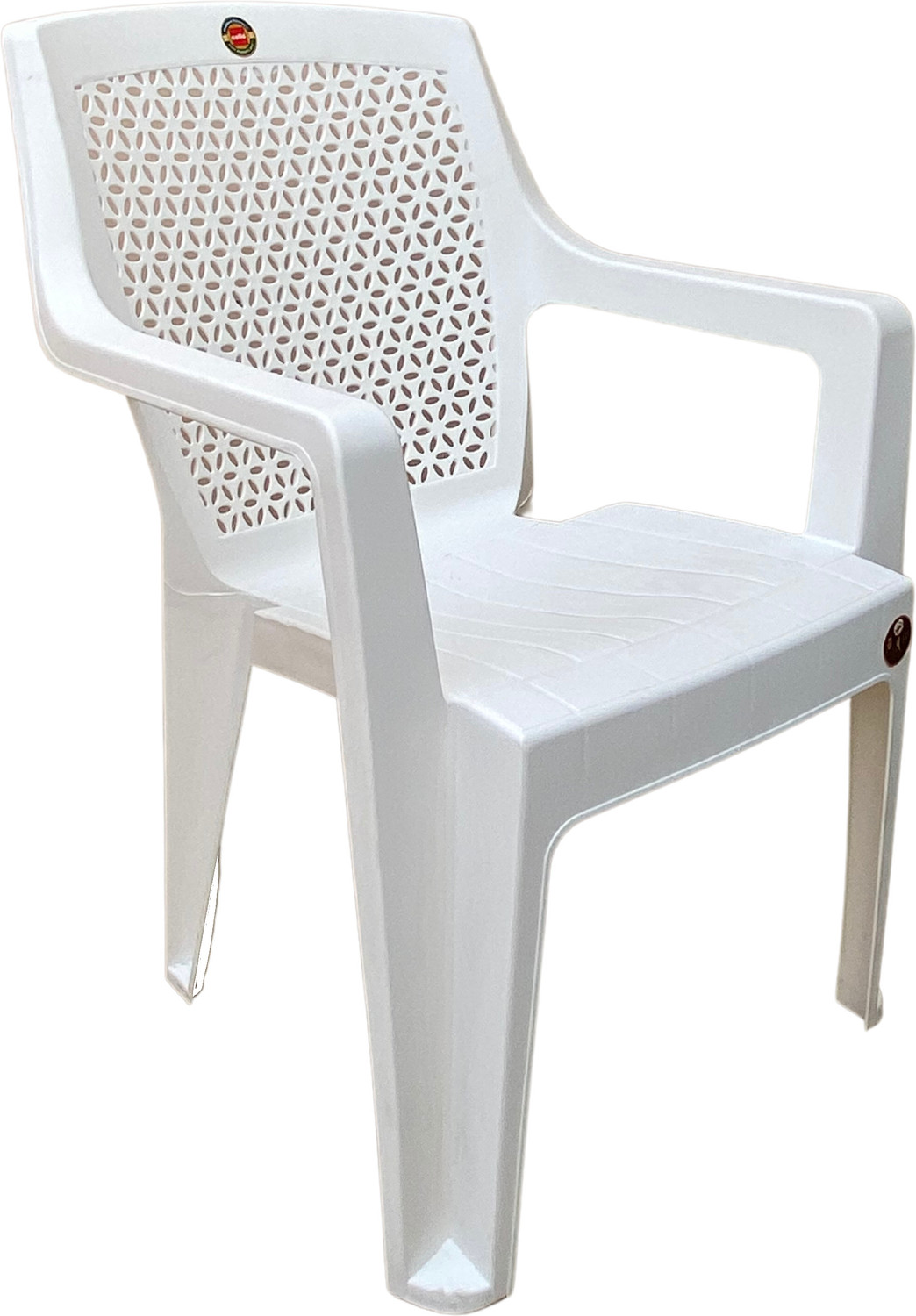 Image of cello Sonet Armrest Matt Finish Armrest Chair for Home, Garden Plastic Outdoor Chair