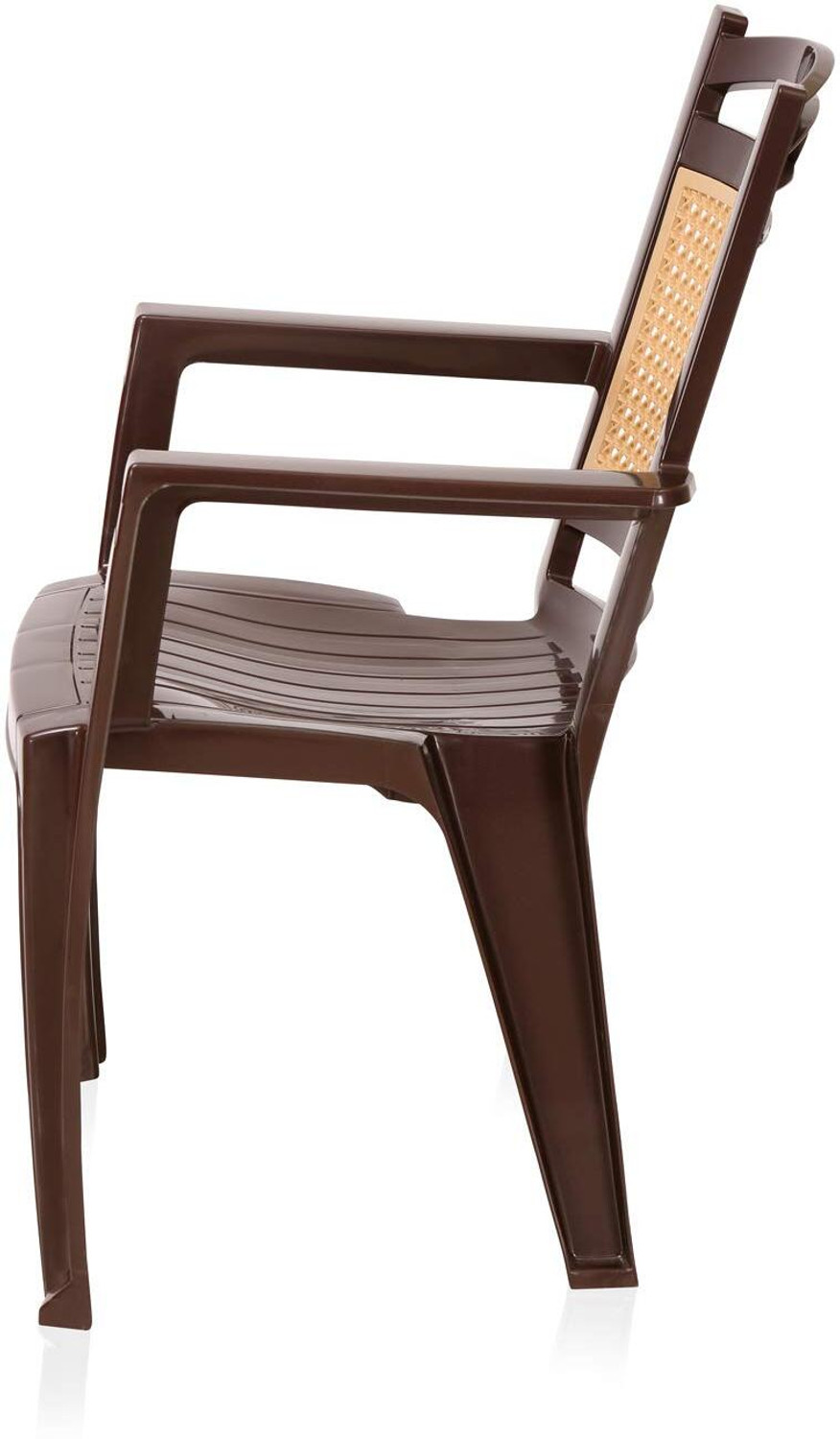 Image of Nilkamal Plastic Chair for Living room with Armrest for home /office /living room Plastic Outdoor Chair