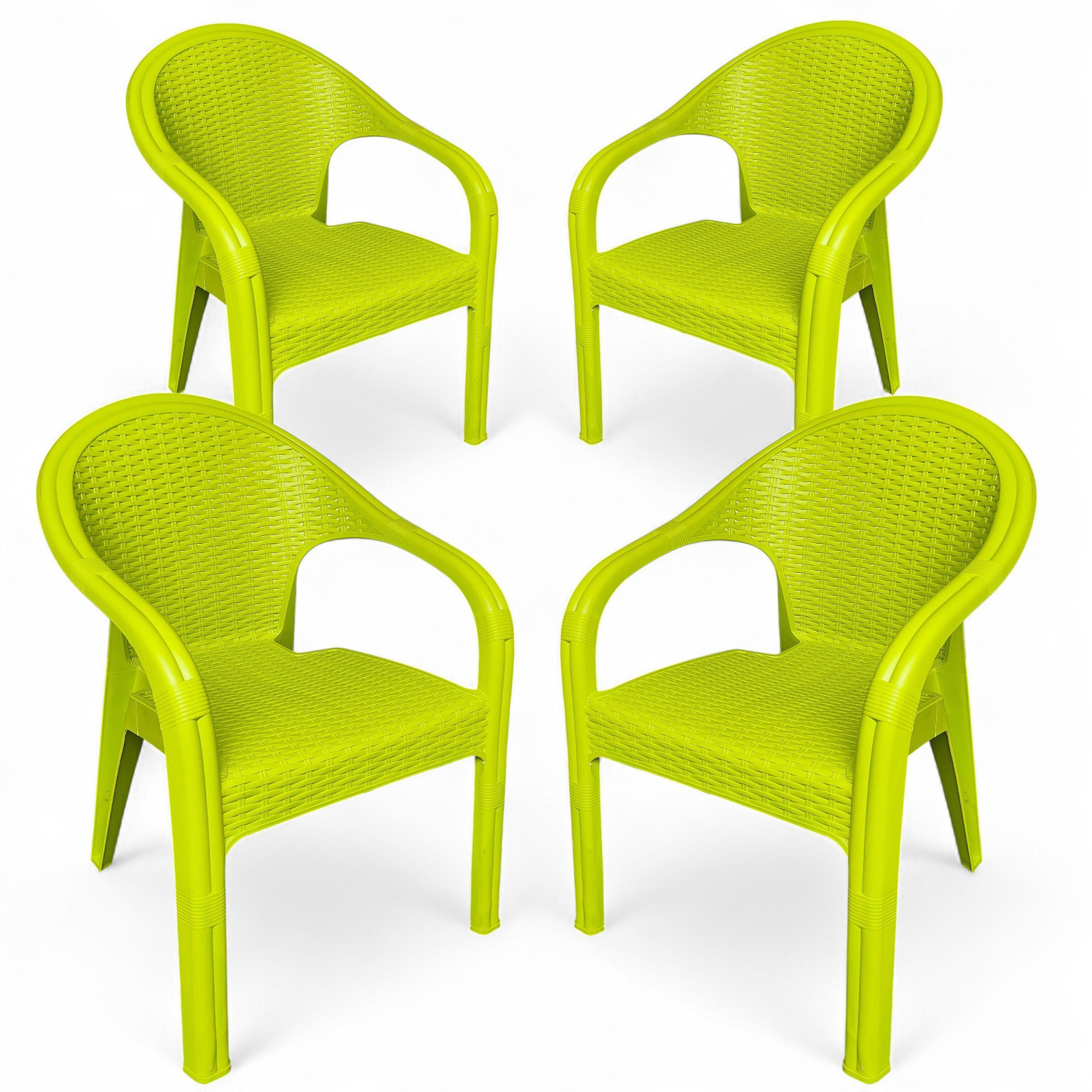 Image of TrendyLivings Sizz Plastic Chair for Home, Garden Plastic Outdoor Chair