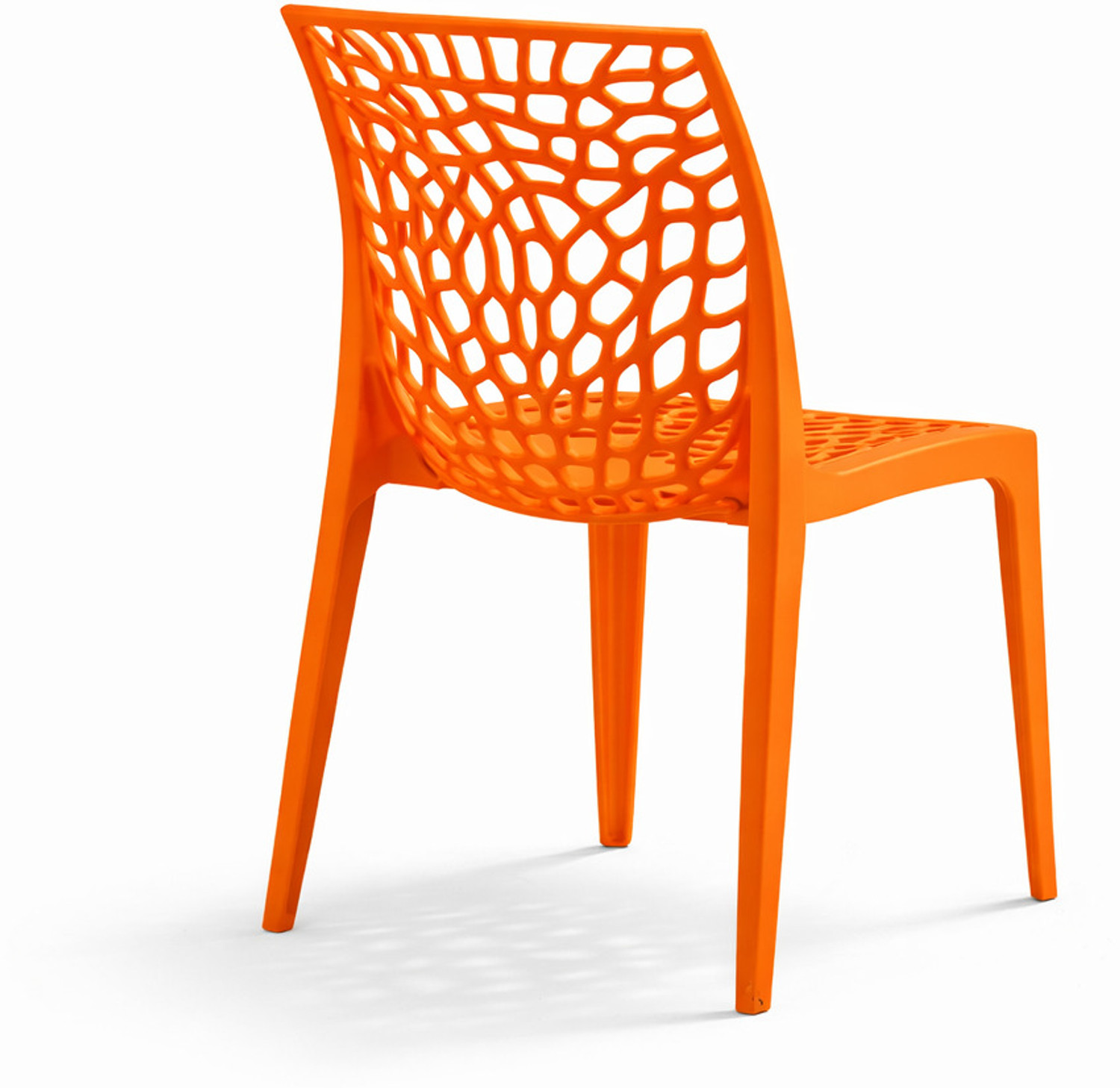 Image of SRI GAYATHRI POLYMERS Premium Web Design Plastic Chair|Stylish Modern Armless Chair for multipurpose Plastic Outdoor Chair