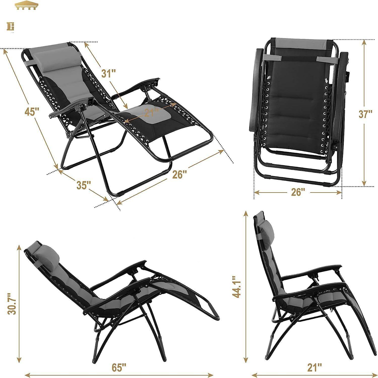 Ginoya Brothers Zero Gravity Relax Chair - Image 3