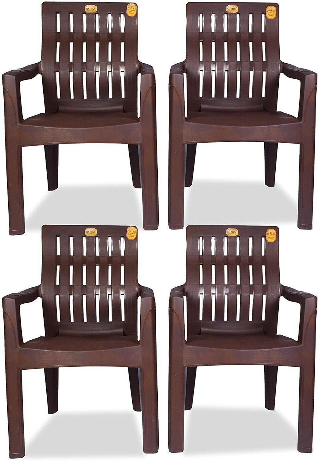 Image of Anmol Moulded Orthopaedic Kelvin Chair Fully Comfort (Weight Bearing Capacity 200kg ) Plastic Living Room Chair